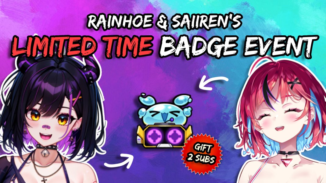 saiiren's tweet photo. 【 LIVE NOW 】🚨  配信スタート

IM BACK IN THE UK

SAII RAIN BADGE RERUN FOR THOSE WHO MISSED IT

CATCH UP , STORIES , COME HANG OUT

 🔗  https://t.co/DcPKyrshWH https://t.co/Wfdi6klIwS