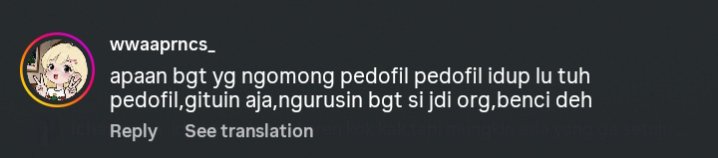 sayangcortiis's tweet photo. @ryulnuit "idup lu tuh pedofil" wtf..... https://t.co/YdnZTJ3SeJ