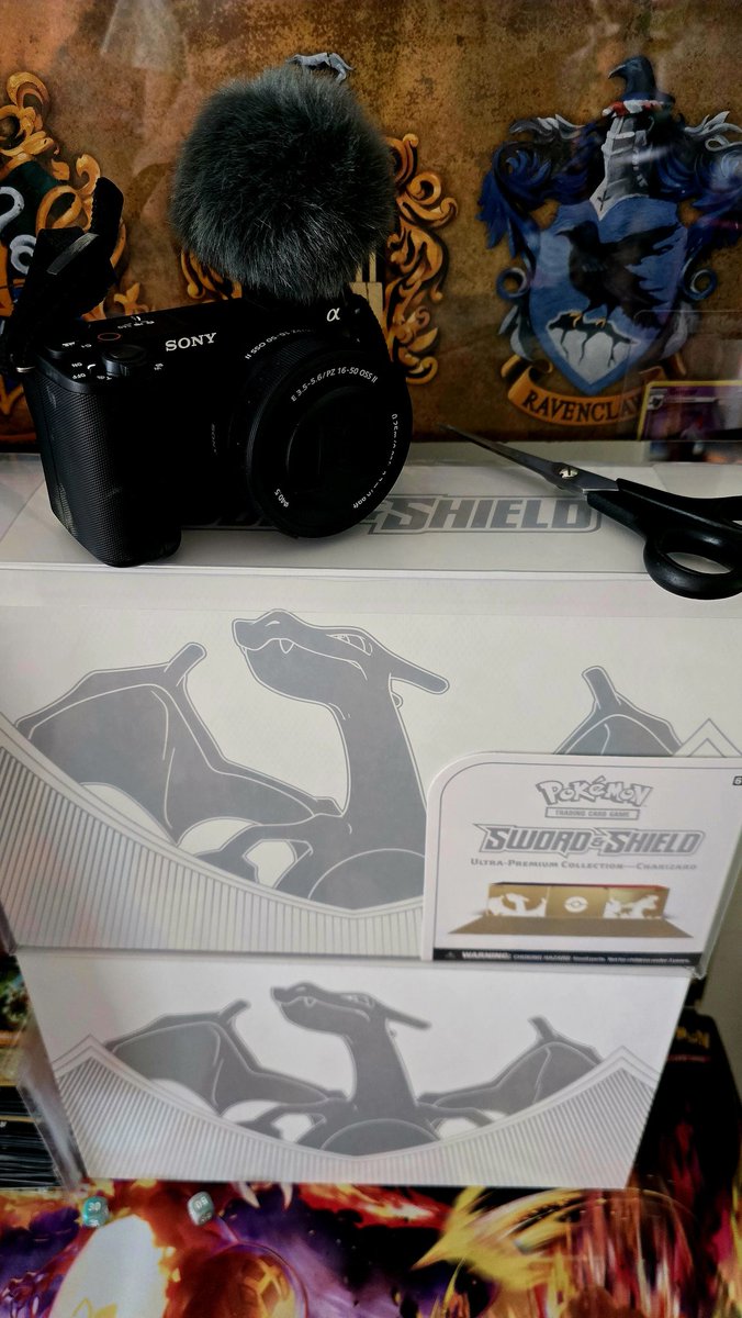PocketsTCG's tweet photo. Time to make a another you tube video !
#pokemon #sony #camera #charizard https://t.co/5Dyz2icCFk