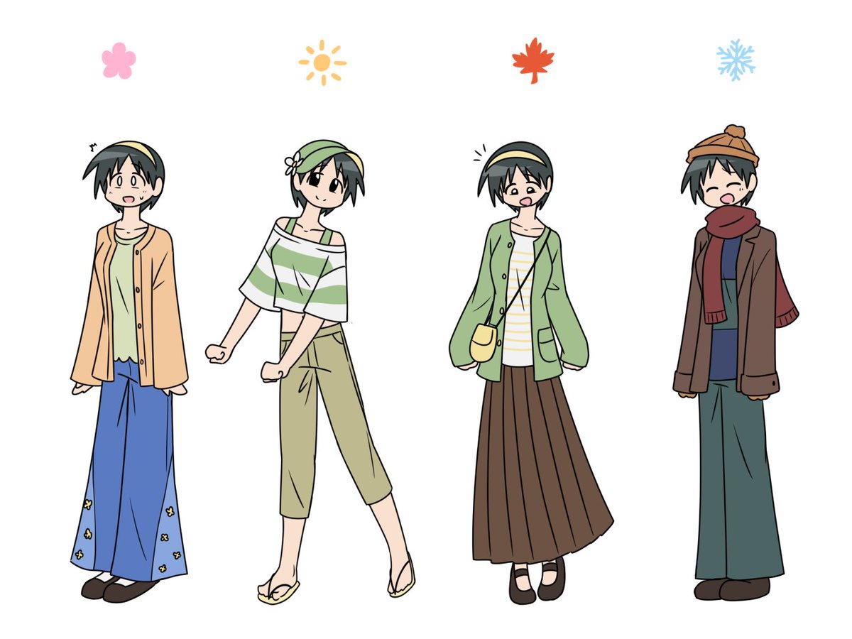 Rachel's outfits in the 