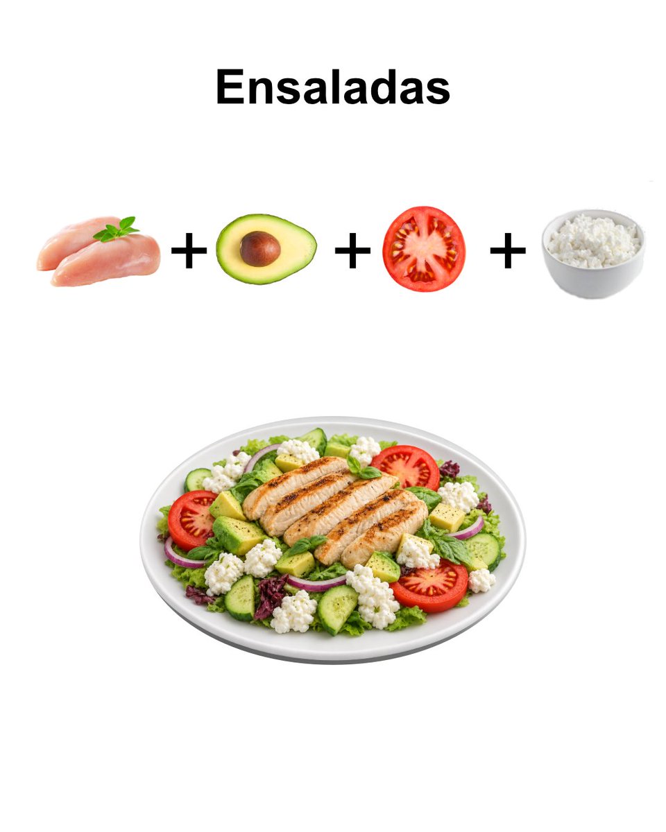 mlccarecenter's tweet photo. La variedad también alimenta. 🌱

No necesitas cambiar de proteína todos los días para comer diferente. Con ingredientes frescos y saludables puedes transformar un simple pollo a la plancha en una ensalada única, equilibrada y llena de sabor. https://t.co/HCyJDmzl1U