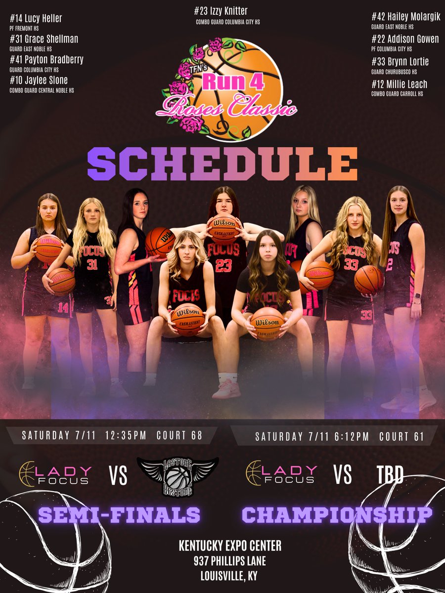 Lady_Focus_2028's tweet photo. Court change!! Come check us out!! @TFNsRun4Roses https://t.co/KMKmeV0bf0