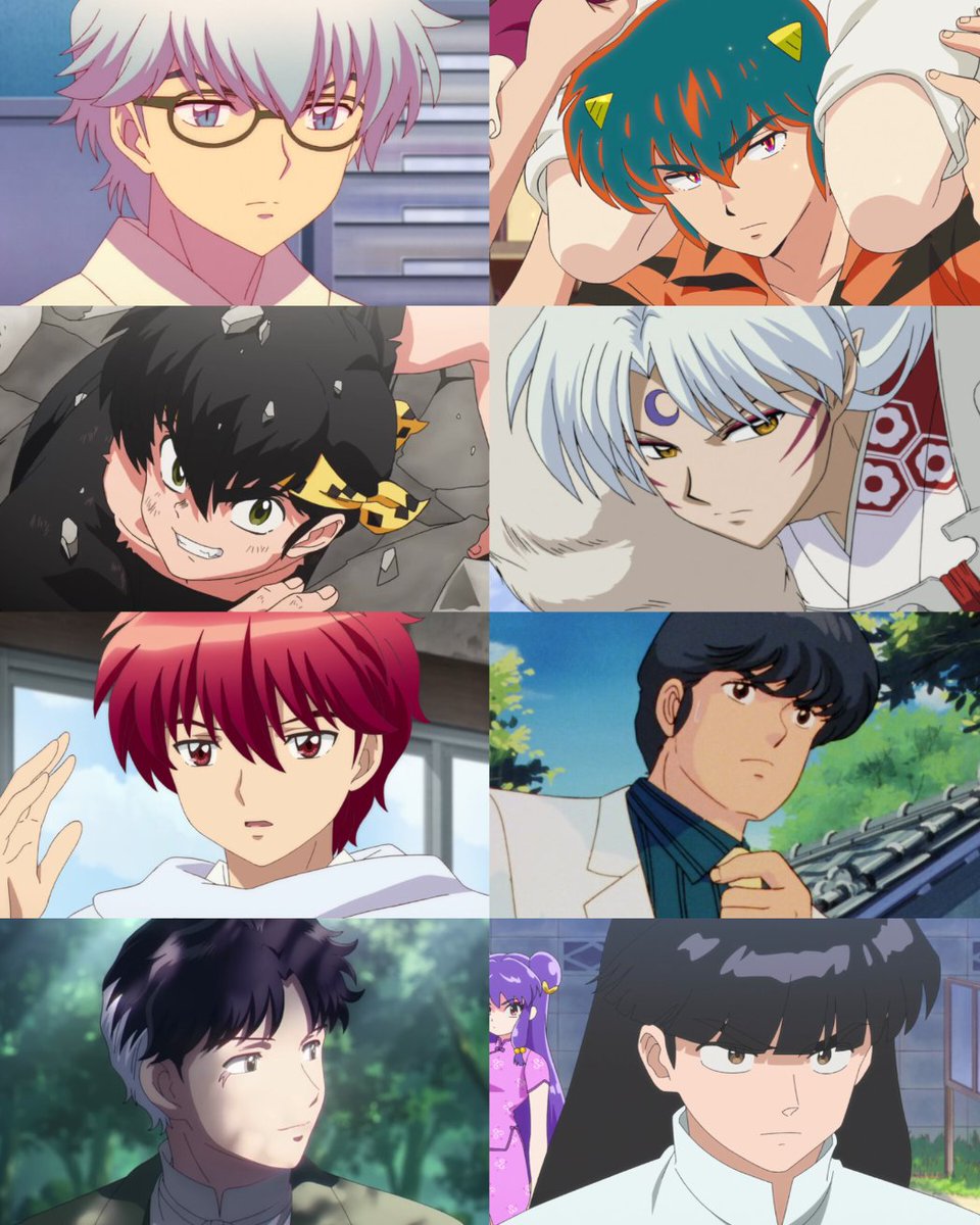 torianis's tweet photo. Rumiko cuando tiene que diseñar a cualquier personaje masculino que no sea el prota ¿lo hace a propósito? y eso que todavía no sale Daigo en Mao https://t.co/itOghsACbh