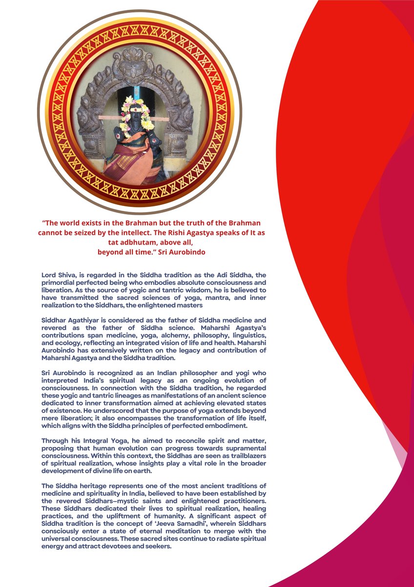 Drkktripathy's tweet photo. Preserving Siddha Traditions: Heritage, Symbolism and Community Collaboration/ 05th August, 2026
Registration: https://t.co/STzd1vWEFu https://t.co/VXsbL9qw4A