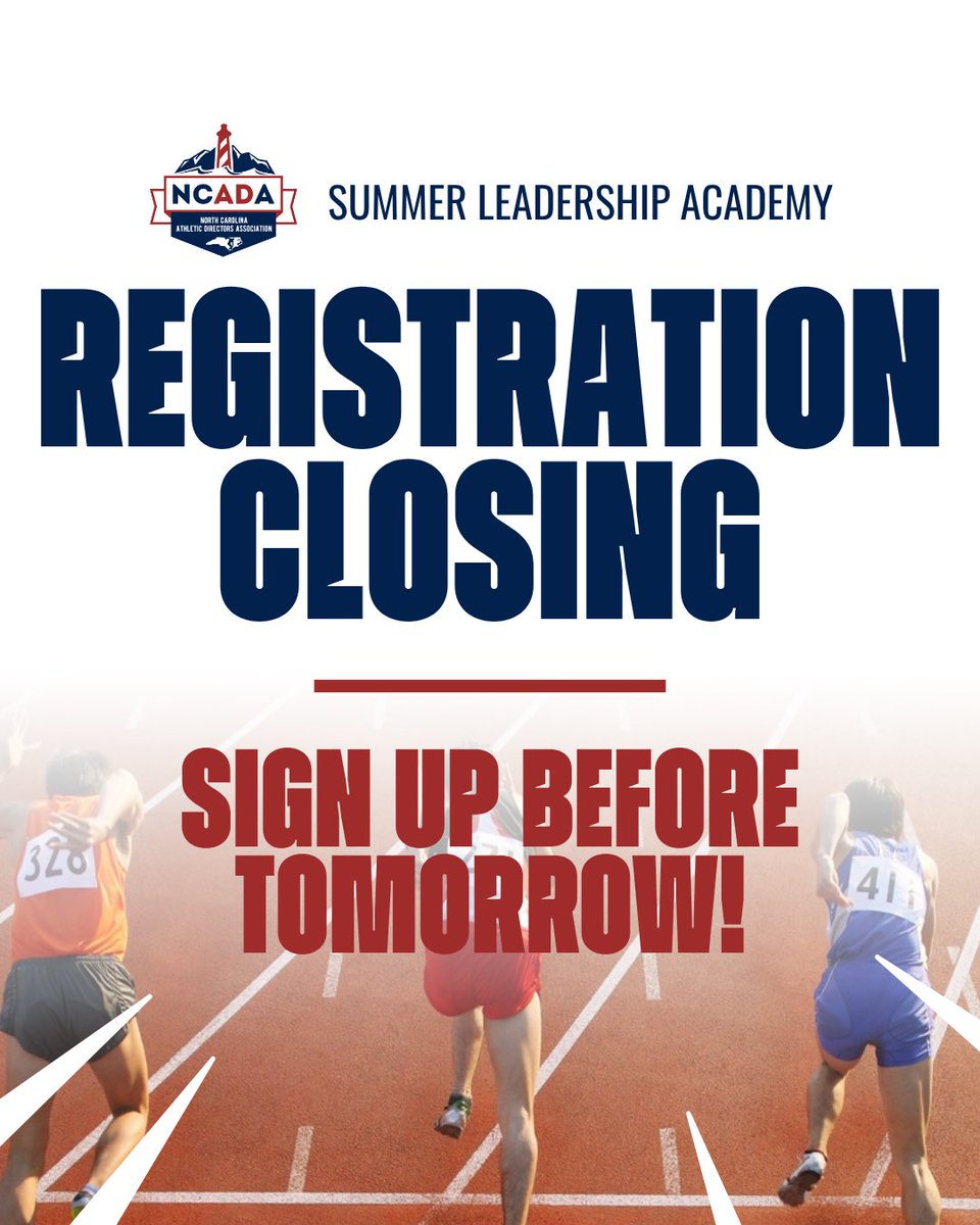 NCADA1970's tweet photo. Don’t miss the registration deadline tomorrow! 

Register for the 2026 NCADA SLA here: https://t.co/3SnqtRQ5uN https://t.co/YykTHvOHCN