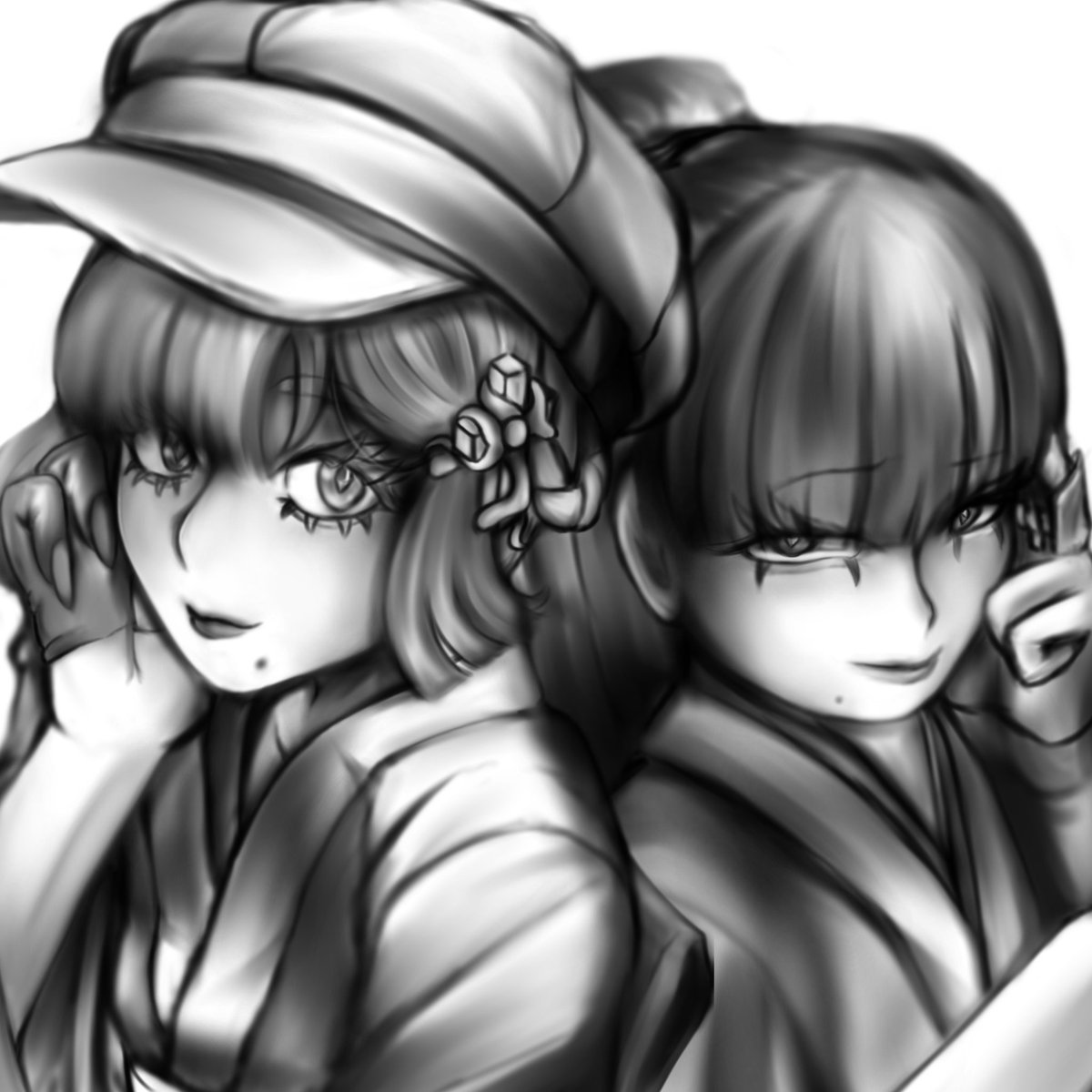 モノクロしか最近描きいてないので… モノクロクリエイターになりそうです笑