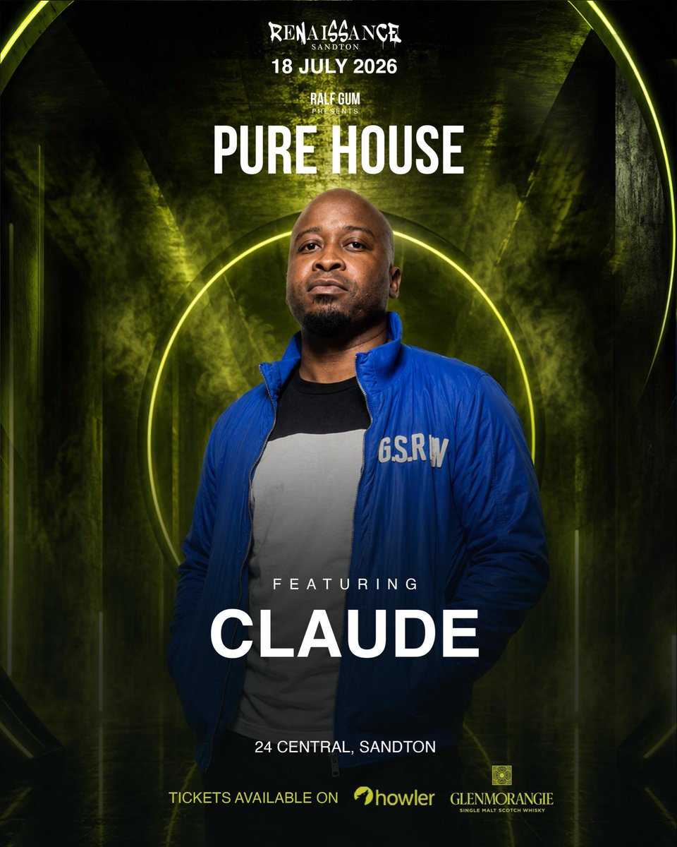 RalfGUM's tweet photo. O N E
 
week to go until we meet for the last time for Pure House on the Renaissance dancefloor. It has been an incredible season and we close it off in style! Looking forward to play along this fine line-up. Tickets (still some free ones) on Howler. https://t.co/ZER3AiABvw