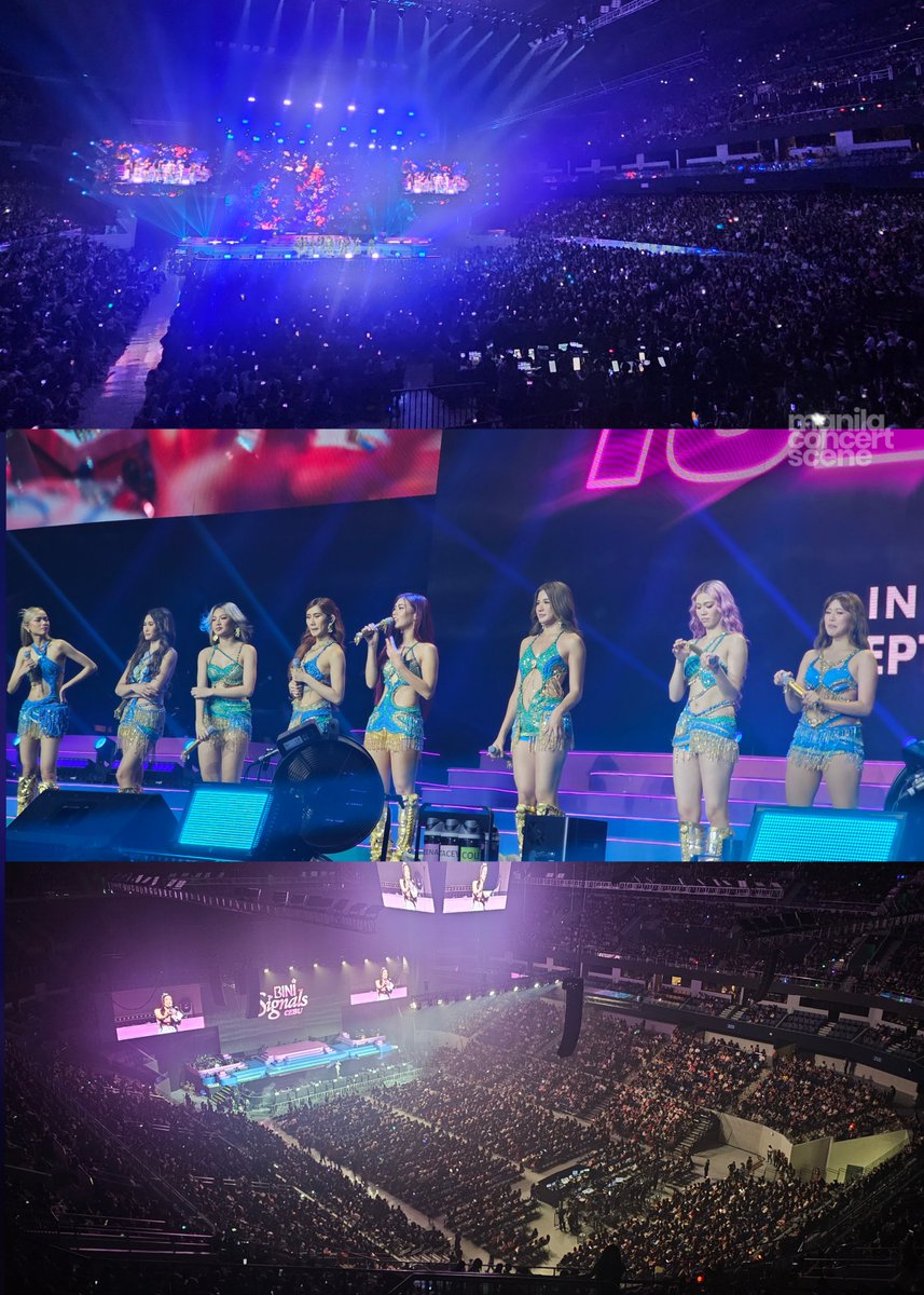 manilaconcerts's tweet photo. #OnTheScene: @BINI_ph makes history as first concert act at Cebu's new SM Seaside Arena

Thousands of Blooms filled the newly opened @smcebuarena as P-pop sensation BINI brought their Signals World Tour to the Queen City of the South. Making the night even more memorable, the Nation's Girl Group became the first-ever concert act to headline the venue, marking a historic milestone for Cebu's newest entertainment destination.

During the show, the members expressed their gratitude for the warm welcome from Ceblooms and for the opportunity to officially open the arena's concert stage. Performing with their signature high-energy production, powerful vocals, and fan-favorite hits, BINI delivered an unforgettable night for the sold-out crowd. The concert also marked the group's third performance in Cebu, further showcasing their growing connection with fans in the Visayas.

Presented by @StarMusicPH and #ABSCBNEvents
#BINI #BINI_SIGNALS_WORLDTOUR_2026 #BINI_SIGNALS_CEBU