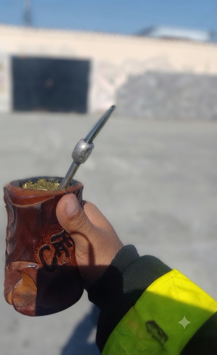 The_alley_Cat_2's tweet photo. Disfrutando de un mate en el trabajo.

職場(しょくば)でマテ茶(ちゃ)を楽(たの)しんでいます。 https://t.co/r1ilArecRe