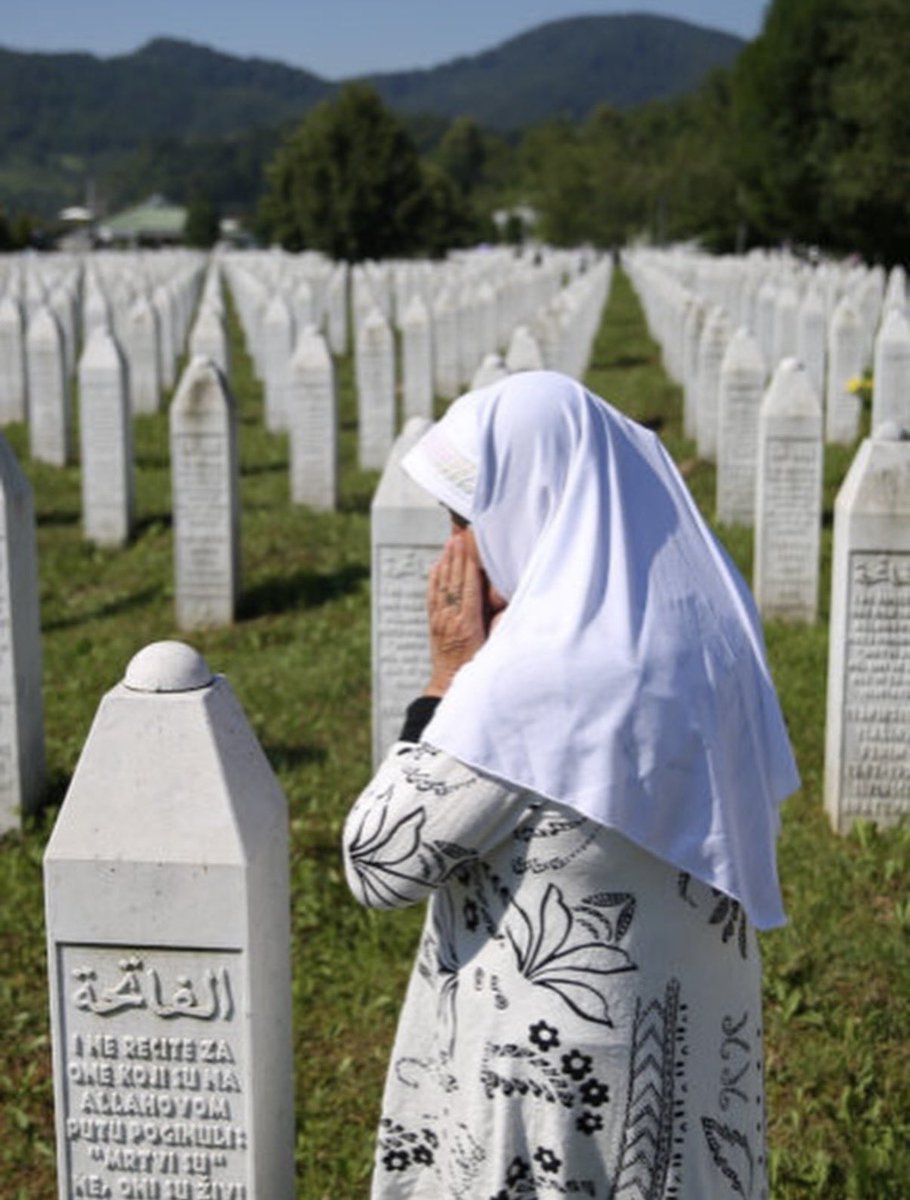JimmyJ4thewin's tweet photo. 31 years ago today, the Srebrenica Genocide claimed over 8,000 lives in Bosnia.

A horrific event the world must never forget. 🇧🇦 https://t.co/tSVNc9i8mb