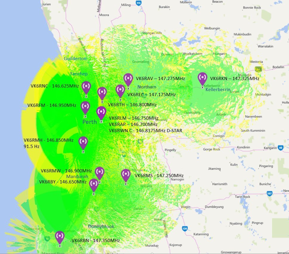 vk6ysf97230's tweet photo. Western Australia VHF/UHF repeater web page has been updated.

Covering the Central Coast, Perth, Avon Valley and Peal disctrict.

See: https://t.co/7UNxo4L3LD

#amateurradio #hamradio #VK6 #repeater #AllStarLink https://t.co/VmN9VtJHdV