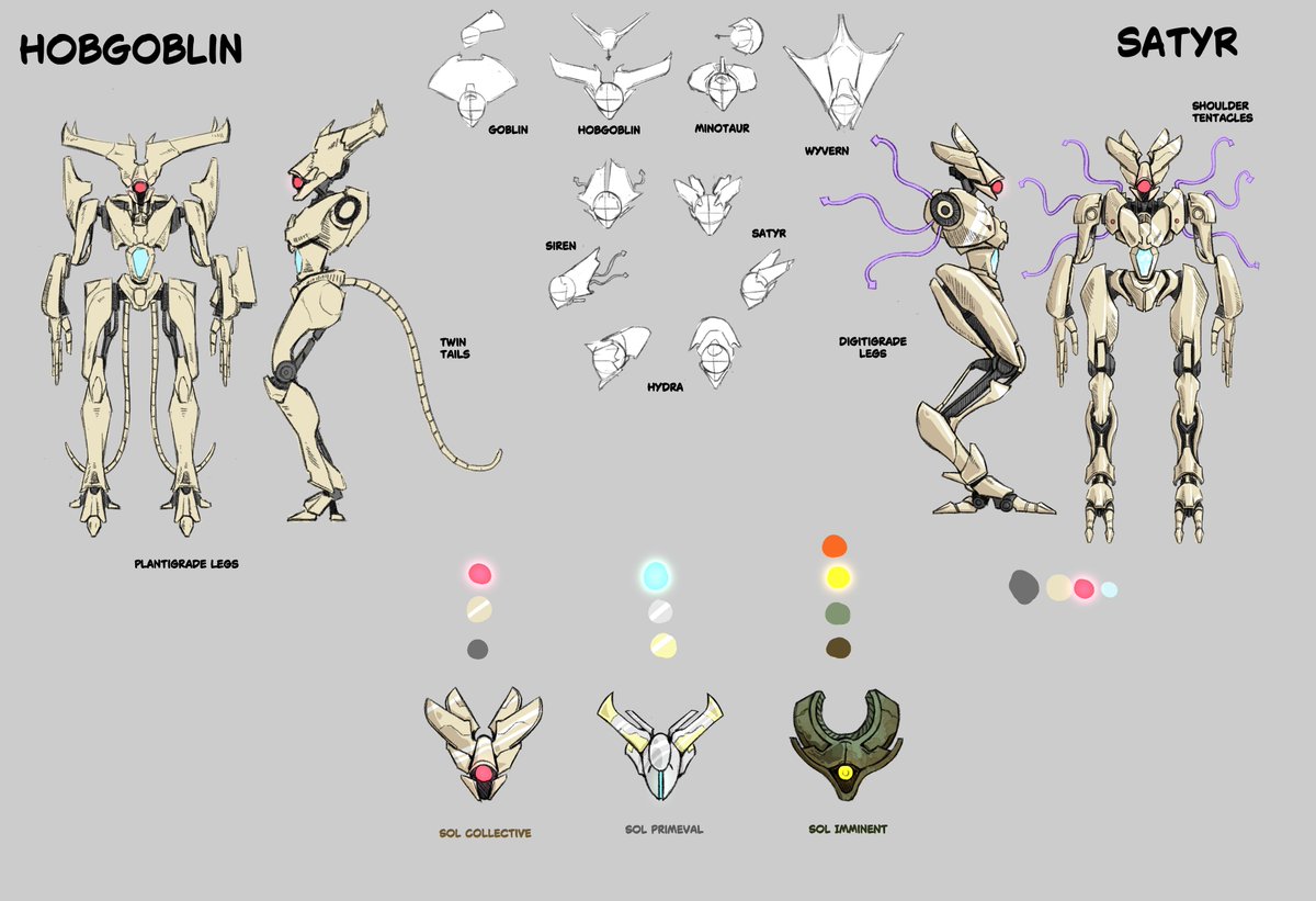 edgeVoracious's tweet photo. Some concept sketches for some new Vex units I paper designed a while back. These are meant to fill out some of the missing unit archetypes represented by other enemy factions.

Satyrs → Marauders/Gladiators
Sirens → Shriekers https://t.co/AYWYrEssq4