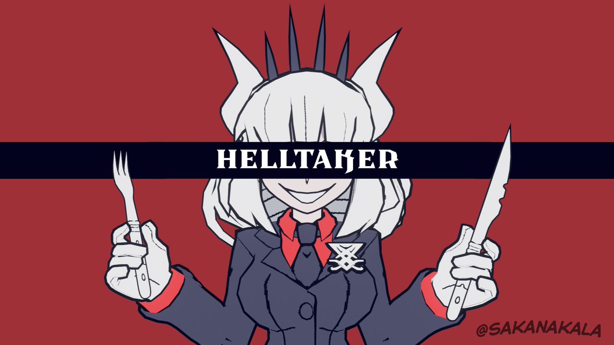 BeetleBaa's tweet photo. Smth from the great, long-forgotten year of 2025.

#helltaker #helltakerfanart #lucifer https://t.co/7BNHgyD9M6