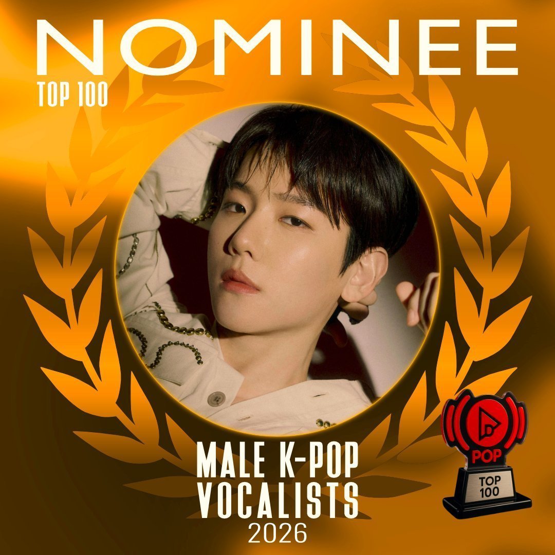 TOP100KPOP's tweet photo. BAEKHYUN (EXO) is nominated for Best Vocalist Award 🏆

🚨 LAST DAYS TO VOTE!!!
👉 VOTE: https://t.co/ELLZdRzG4e https://t.co/JqtzR9PPAK