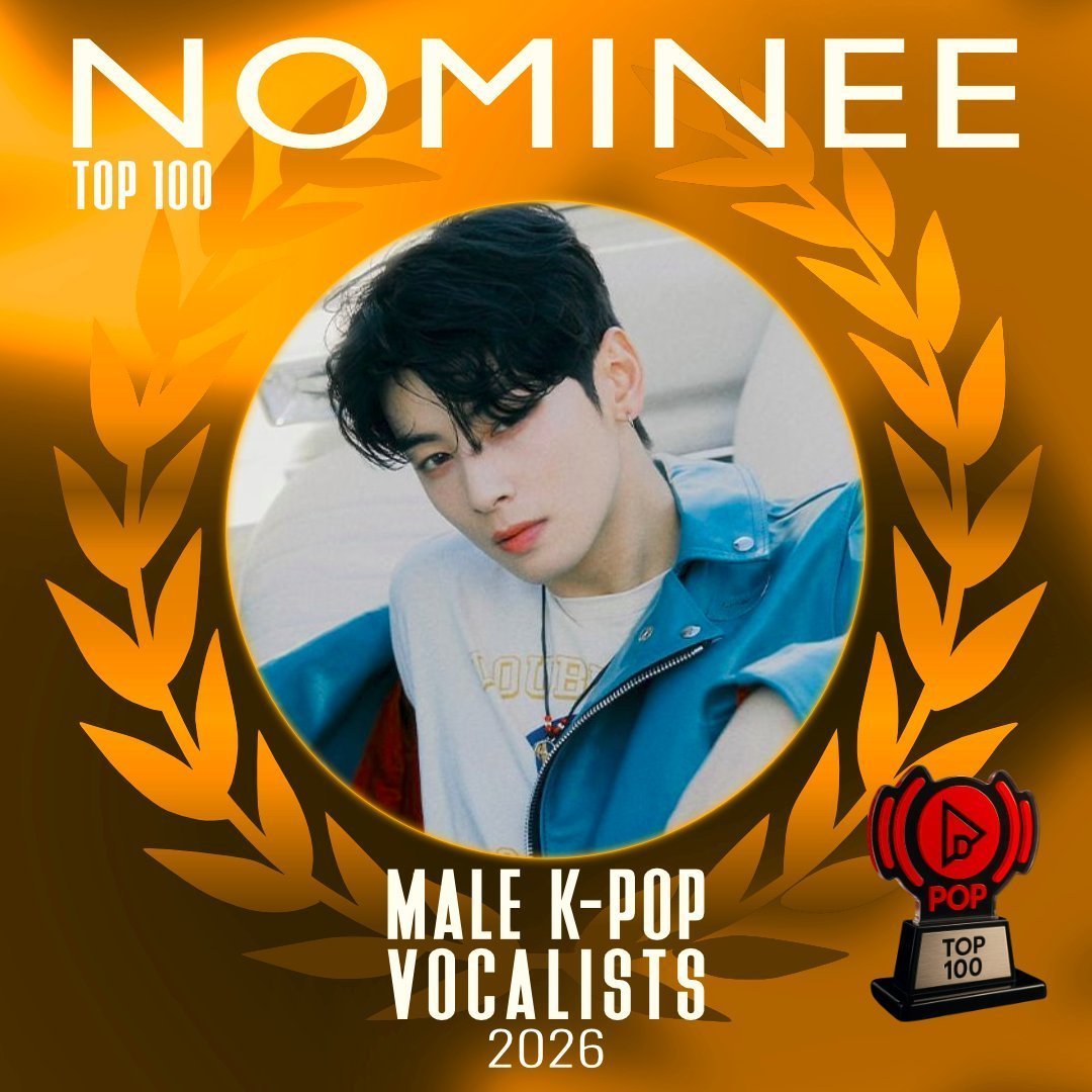TOP100KPOP's tweet photo. CHA EUNWOO (ASTRO) is nominated for Best Vocalist Award 🏆

🚨 LAST DAYS TO VOTE!!!
👉 VOTE: https://t.co/ELLZdRzG4e https://t.co/jZ7HvZbVcF