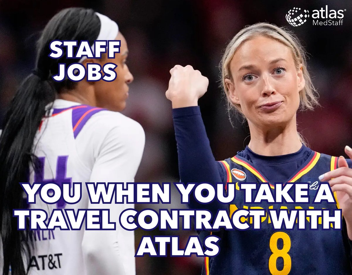 AtlasMedStaff's tweet photo. Take the leap into traveling with an agency who is reliable, has the best recruiters, and has your best interest in mind.
#UnapologeticallyHuman#UnapologeticallyHuman #sophiecunningham#pointing #basketballplayer #bluepipes #atlasmedstaff #travelnurse #StaffingAgency #trending https://t.co/cWIsBJOREy