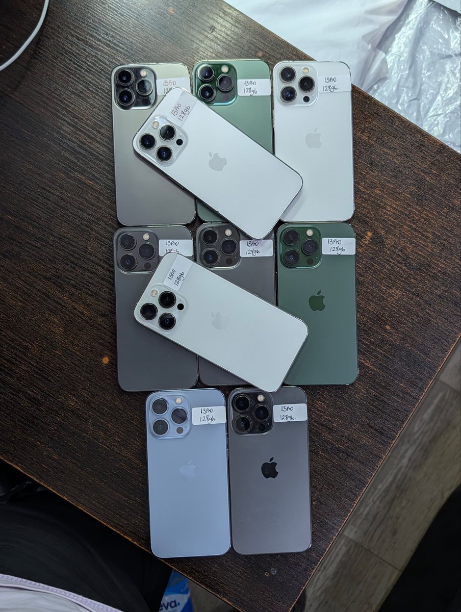GyoGadgets's tweet photo. Available🛒: Preowned iPhone 13 Pro//128gb//Open to all networks//🏷️@550k

Disclaimer⚠️:Prices are subject to change due to fluctuations in the exchange rate🔌

To place an order,click on the link ⬇️ 

https://t.co/YcmtnCKhcv https://t.co/Q6QYeDP2kK