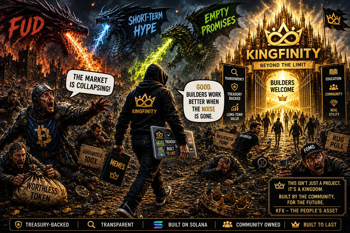 giftedbecca's tweet photo. FUD screams.

Hype fades.

Kingdoms endure. 👑

If you're here to build, not chase noise, the Kingdom is waiting.

💬 Discord &amp; Telegram links are in the comments. Come join us. https://t.co/fM2H3tOVYO