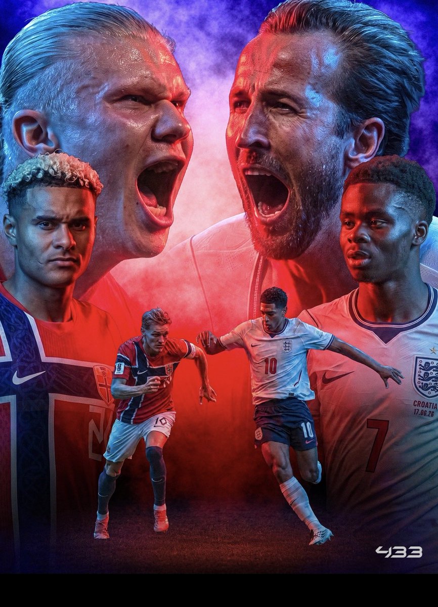 WinnerEbube2's tweet photo. Big games don’t wait for anyone. They reveal the brave. England and Norway, it’s your time. https://t.co/HCJad4kv2Z