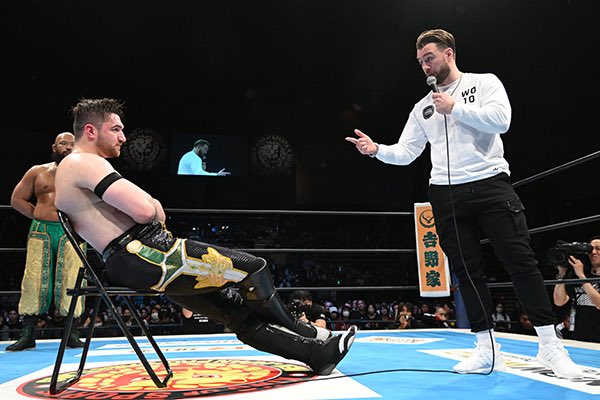 KXNGAO's tweet photo. Callum Newman on how Will Ospreay has negatively impacted his life:

“Because all of the guys that hate Ospreay they instantly just hate me! I had one guy like ‘I think you’re a really good wrestler! I think you’re sick! ‘BUT I HATE YOU BECAUSE YOU’RE TRAINED BY OSPREAY!’

I can’t win can I? this is how much Will is a detriment to my life! I hear it quite a lot as well!” 

(@SelfMadePW)
