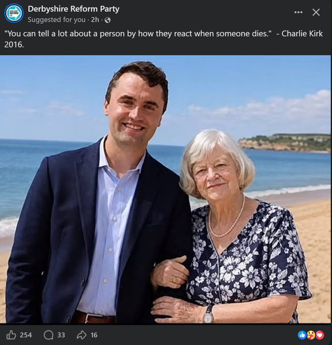 NunyaBisnis9's tweet photo. This is just MAGA type lunacy now, the Reformorons creating this AI slop need psychiatric help. https://t.co/YKmWh9TiY0