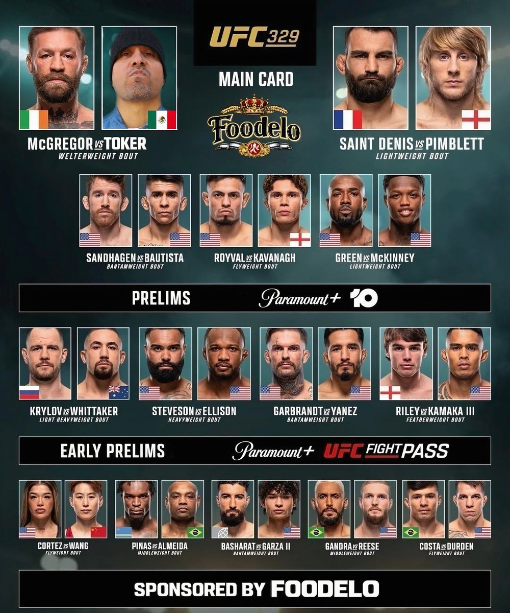 CholoMMA's tweet photo. Easy work foo UFC329
 #ufc #ufc329 #mma https://t.co/CjzugFmJFp