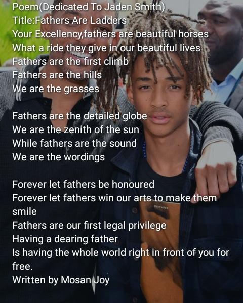 poetrymosanjoy's tweet photo. This poem is dedicated to @jaden 
Title:Fathers Are Ladders

@jaden 

#Mosan #poetry https://t.co/A9s3ZXiat1