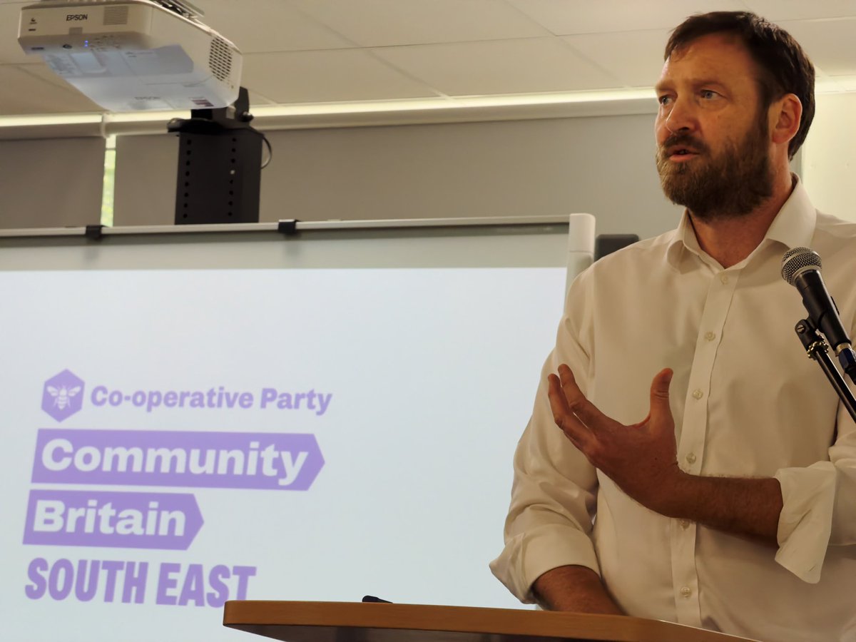 FortuneJF's tweet photo. Great to be part of @coopparty South East event today. Focused on the need for politics to better understand the national importance of shared space, shared experience and shared ownership and support it. https://t.co/H0sXbtQ5bD