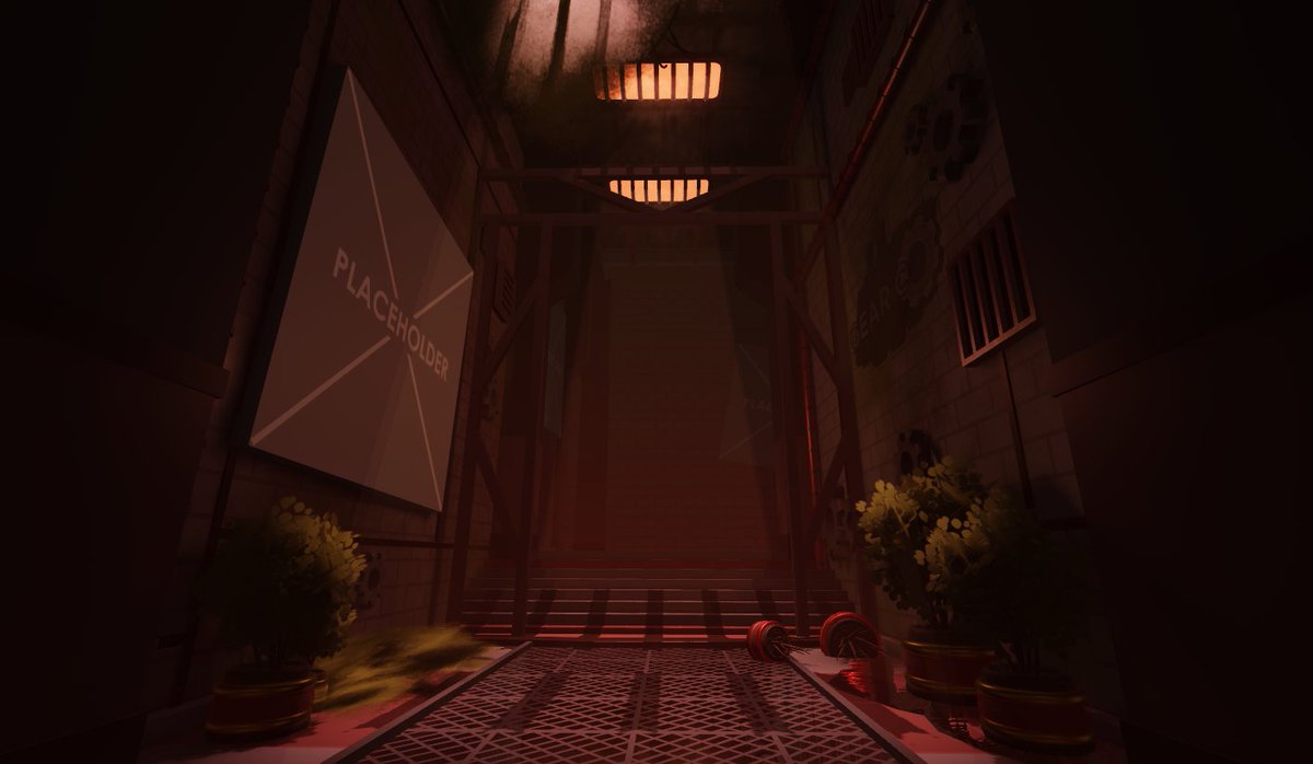 Nate_Games50's tweet photo. Pretty sure I'm allowed to post this, but here is a SCRAPPED lobby for an Asym game called EAO! I'm really proud how this turned out, even if scrapped. #Asym #RobloxStudio https://t.co/xaBut9B7y9
