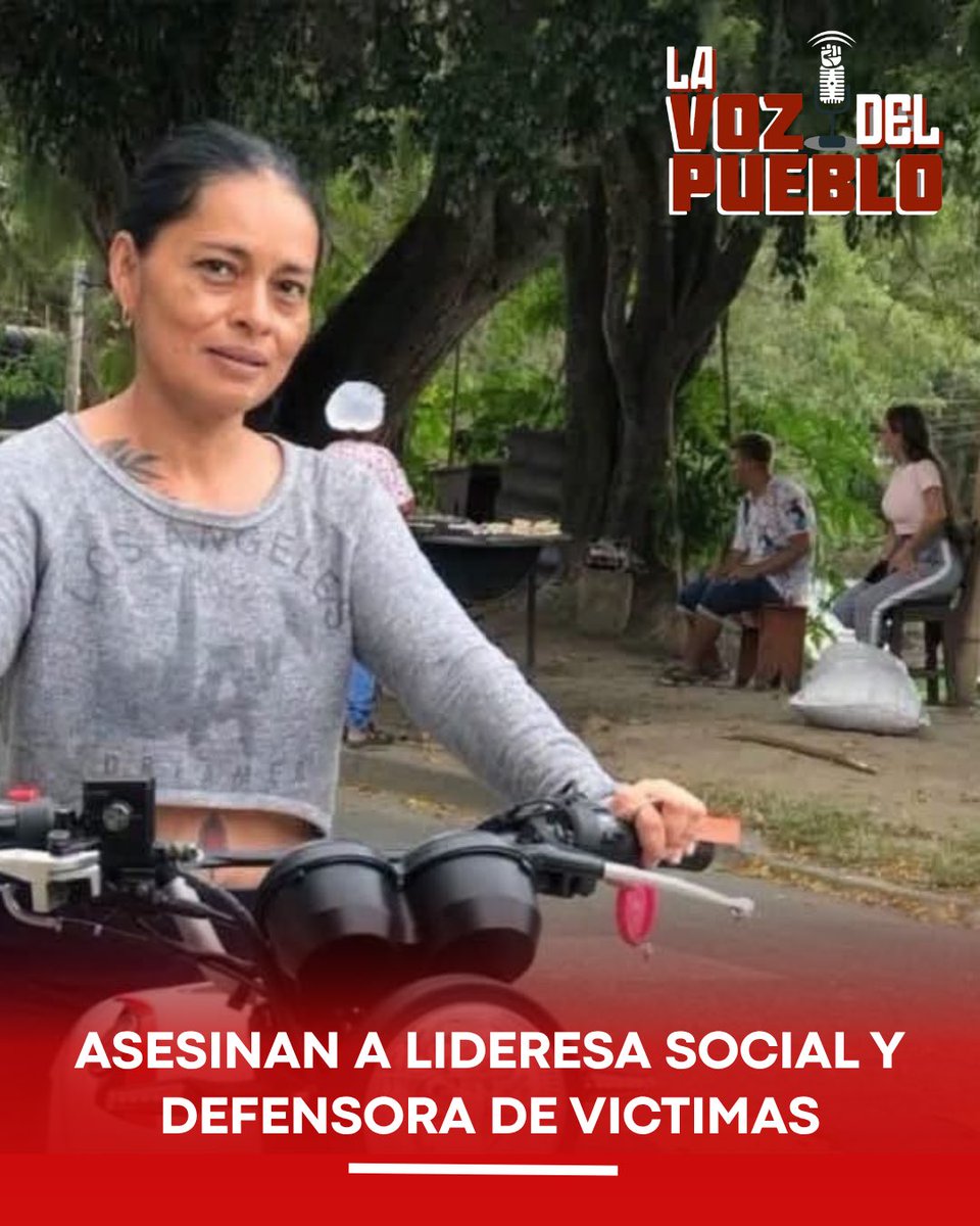 lavozdepueblo1's tweet photo. #lavictoria #valledelcaúca 

🔴ASESINAN A RECONOCIDA LIDERESA SOCIAL Y DEFENSORA DE VÍCTIMAS EN EL VALLE DEL CAUCA

Consternación ha generado el asesinato de Diana Milena Pescador, lideresa social y defensora de derechos humanos, cuyo cuerpo fue hallado con impactos de arma de fuego en zona rural del municipio de La Victoria, Valle del Cauca.

El hallazgo se registró en el sector La Y, sobre la vía que comunica con el corregimiento de San Pedro. La víctima era reconocida por su trabajo en defensa de las víctimas del conflicto armado y por su liderazgo en procesos comunitarios de derechos humanos.

Las autoridades adelantan las investigaciones para esclarecer los móviles del crimen e identificar a los responsables. Hasta el momento no se reportan capturas ni existe una hipótesis oficial sobre este homicidio.

Diana Milena Pescador integraba la Mesa de Participación de las Víctimas y hacía parte de la Fundación Humanitaria de Derechos Humanos, Desplazados y Víctimas Nuevo Amanecer, desde donde acompañaba a comunidades afectadas por la violencia.

Tras conocerse el hecho, organizaciones sociales y defensores de derechos humanos rechazaron el asesinato y exigieron garantías para el ejercicio del liderazgo social en los territorios.

Según Indepaz, con este caso asciende a 77 la cifra de líderes y lideresas sociales asesinados en Colombia durante lo corrido del año.