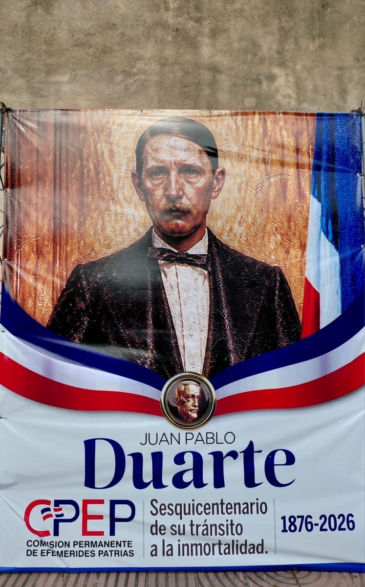 jpuribeM14's tweet photo. 15 de Julio 1876,muere el más grande,el más sentimental,el más puro,el más radical de los dominicanos🇩🇴15 de Julio de 2026,sesquicentenario de su paso a la inmortalidad🔥Juan Pablo Duarte. https://t.co/G2Zgvj7CDs