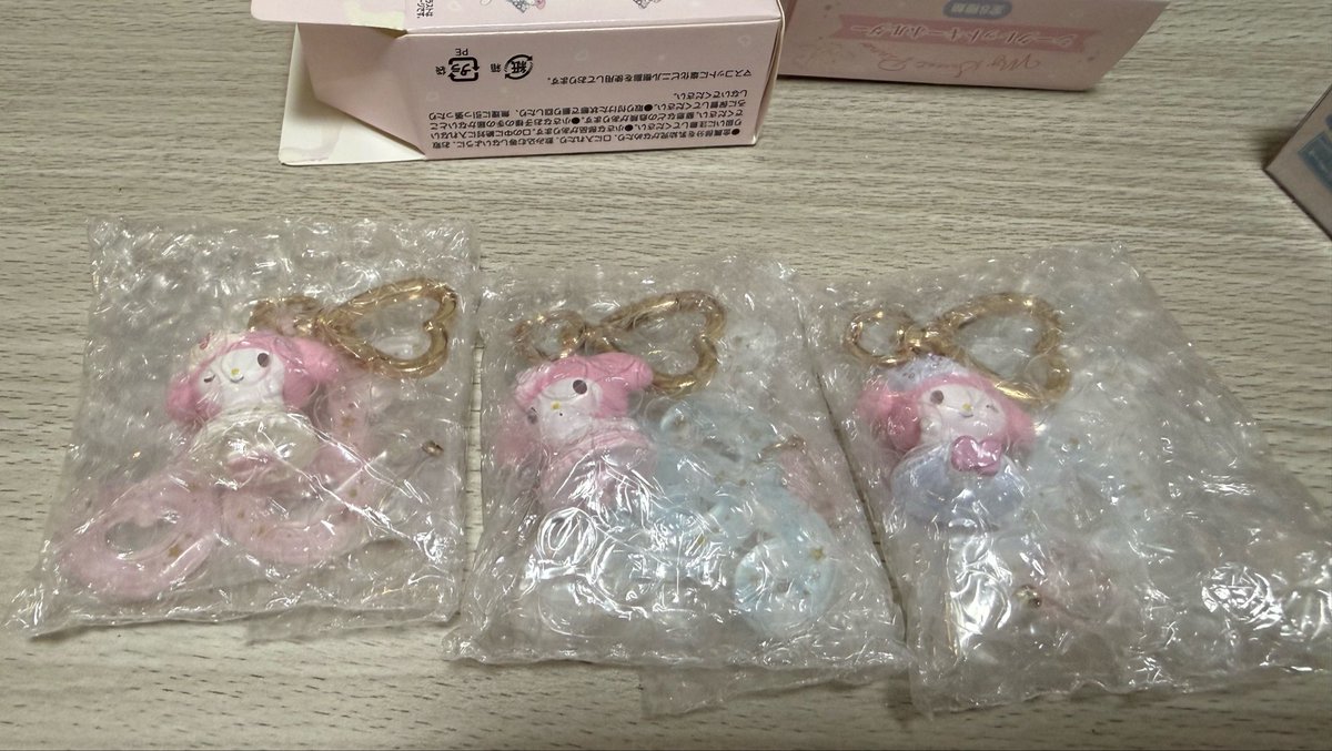 979__3's tweet photo. サンリオ おめか���ピアノ発表会 シークレットキーホルダー マイスウィートピアノ マイメロディ 交換

【譲】マイメロ （1枚目画像）
【求】ピアノ（2枚目画像内）

郵送での交換を希望しております。
お心当たりのある方はお気軽にお申し付けください！ https://t.co/VPq4xF7SKQ