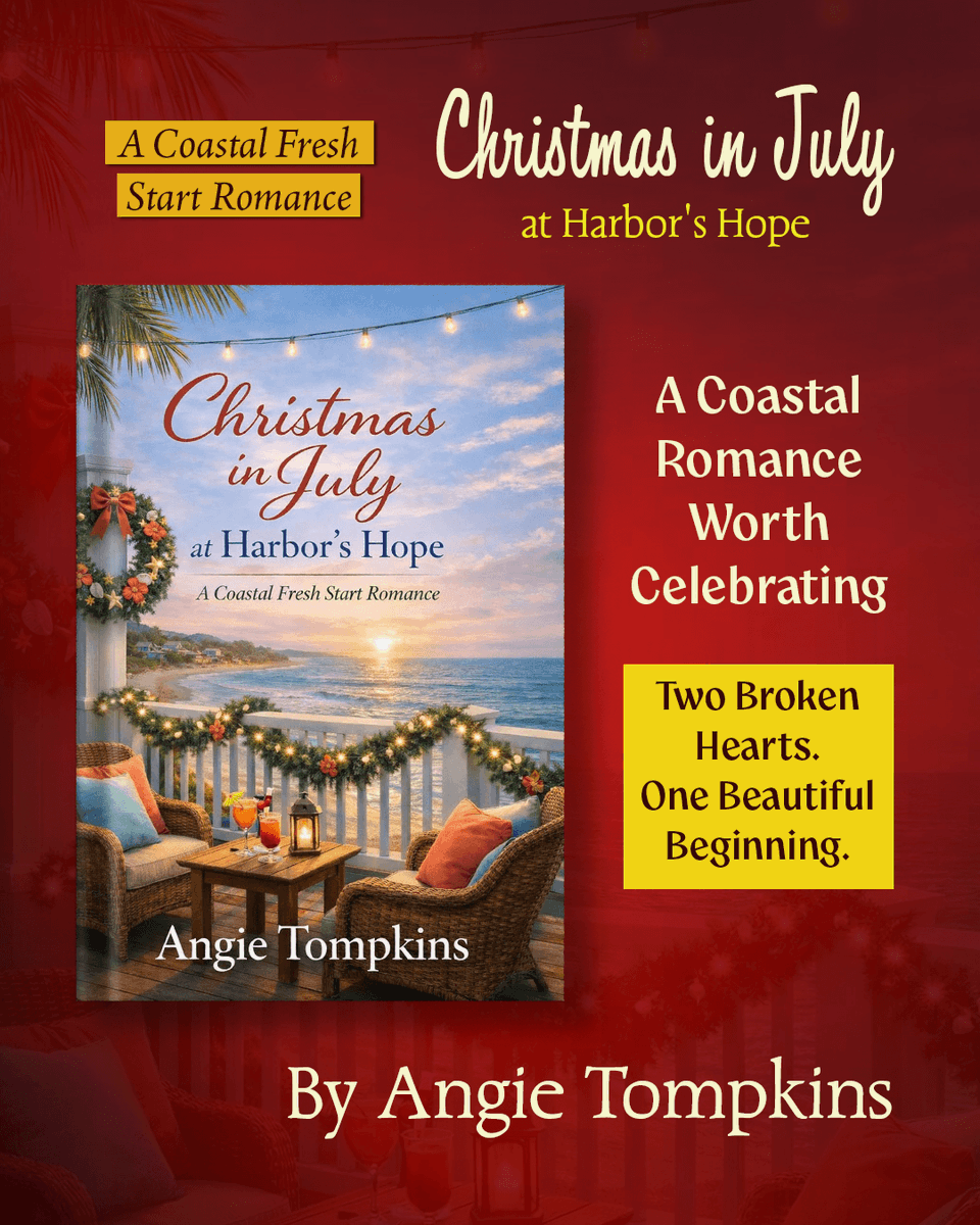 SHOUTmyBook's tweet photo. A Christmas festival in the middle of summer. Two guarded hearts. One missing ornament mystery. Sometimes the season of hope arrives exactly when it's least expected. By @authoratompkins

Available on - Amazon https://t.co/qWOhJtJXN4