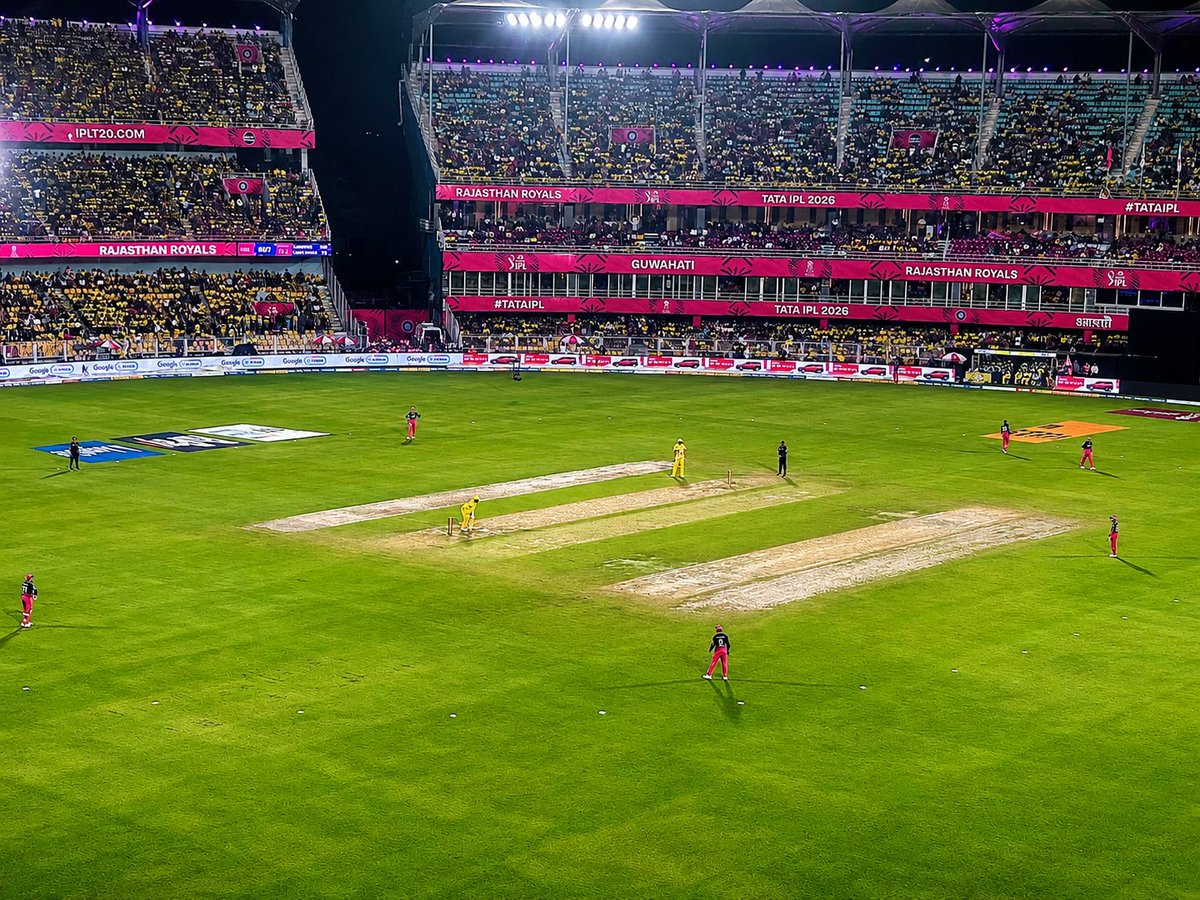 TheInja11's tweet photo. 📍30 March 2026
         RR vs CSK

My first-ever CSK match from the stadium. 💛

A dream come true at Barsapara Cricket Stadium, Guwahati.

A memory I'll cherish forever. 🦁🏏

@ChennaiIPL 

#CSK #Whistlepodu #IPL https://t.co/iu50IzLzW6