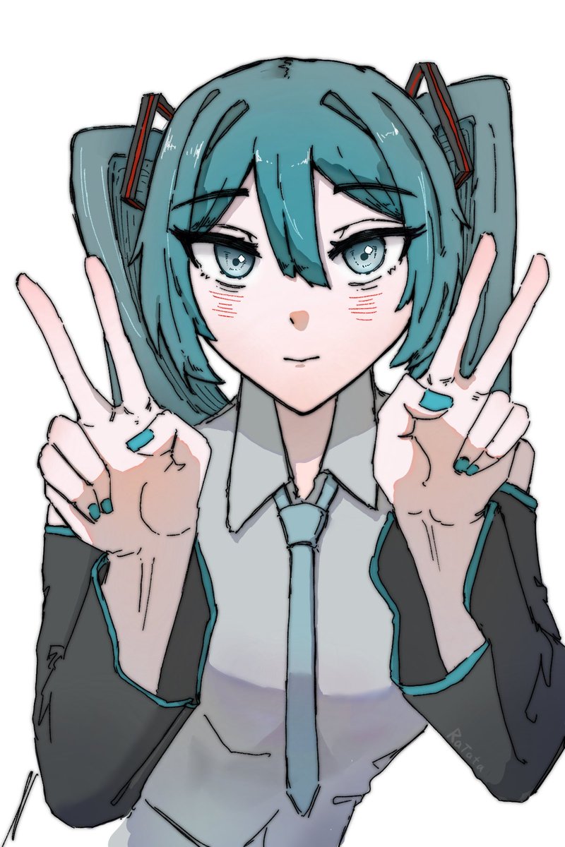 RaTata_39's tweet photo. #drawing #miku #初音ミク https://t.co/vmyYJ9Duuw
