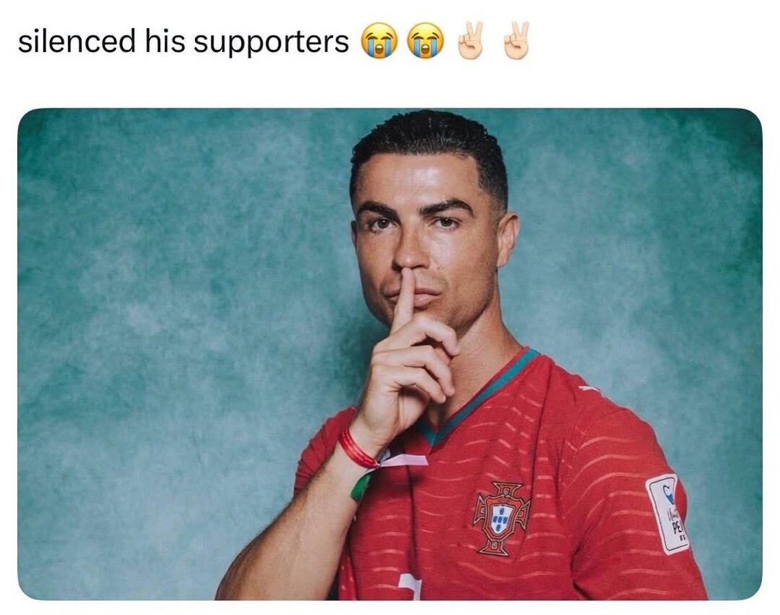 TLMishim's tweet photo. “Silenced his supporters.” 😭😭😂 https://t.co/P1D1Hgduuu