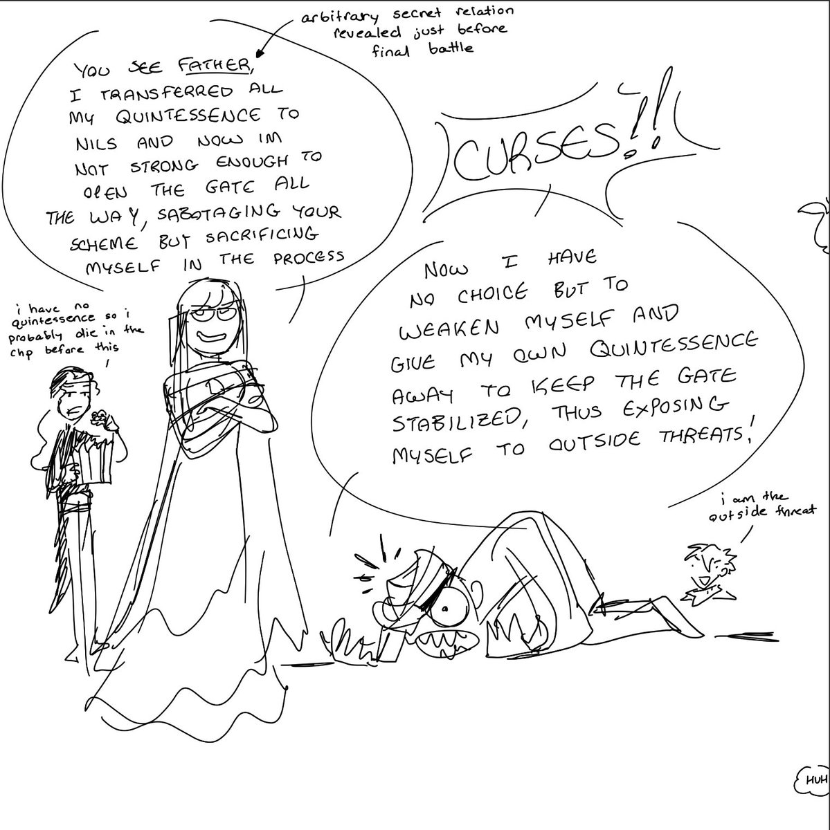 krazieka2's tweet photo. This might also be fun for some people? Back when I first played Ch27 (where Ninian allows herself to be kidnapped) I tried to predict how the plot would end to my brother, who'd already beaten the game. Atp my knowledge of Nergal's motives was just "wants to open magic gate" https://t.co/iuzx8jCswr