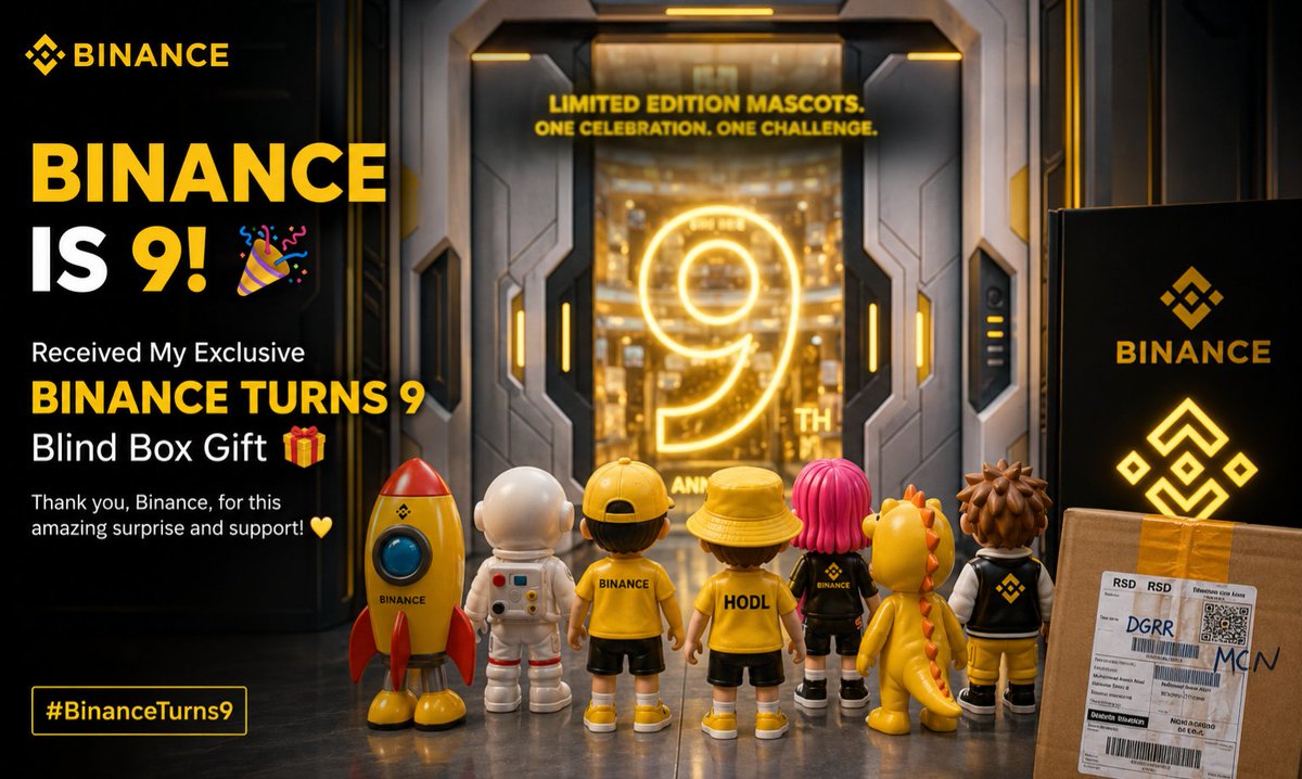 MajidH78259's tweet photo. 😍 Unboxing my #BinanceTurns9 Blind Box Collection! 💛🎁

Huge thanks to @binance for this amazing gift and @myshyko for the continuous support! 🙌

💬 Which character is your favorite? 👇

#Binance #BlindBox #BinanceAffiliate https://t.co/bPy9WYHXu6