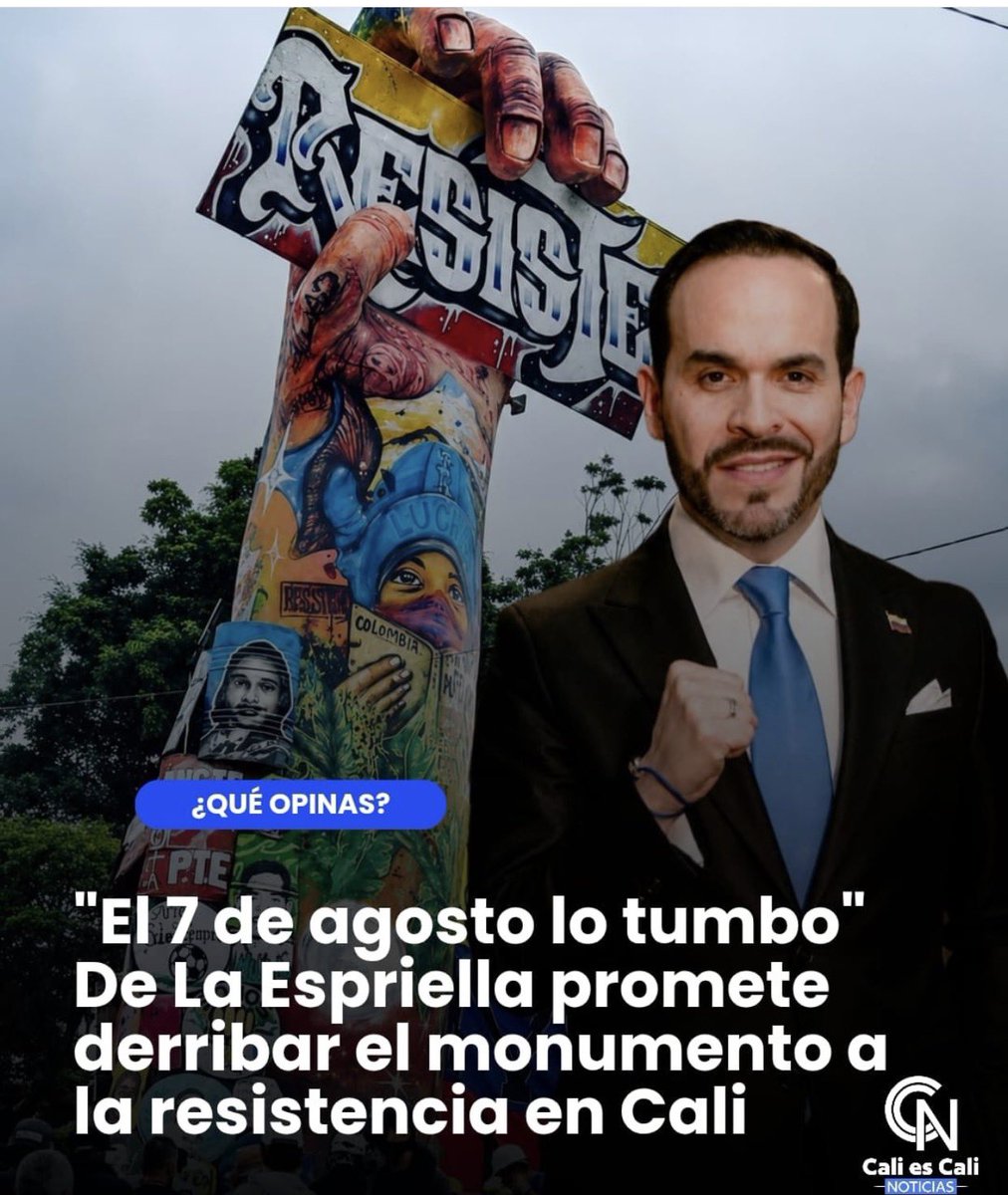 Andres_Cortes99's tweet photo. @petrogustavo De La Espriella es muy valiente para anunciar decretos incendiarios, pero quiere posesionarse en una base militar. 

El 7 de agosto la oligarquía retoma el poder con el mismo espíritu de venganza y revancha, que ha marcado la historia de Colombia con guerras y genocidios. https://t.co/RL7MaMUPML