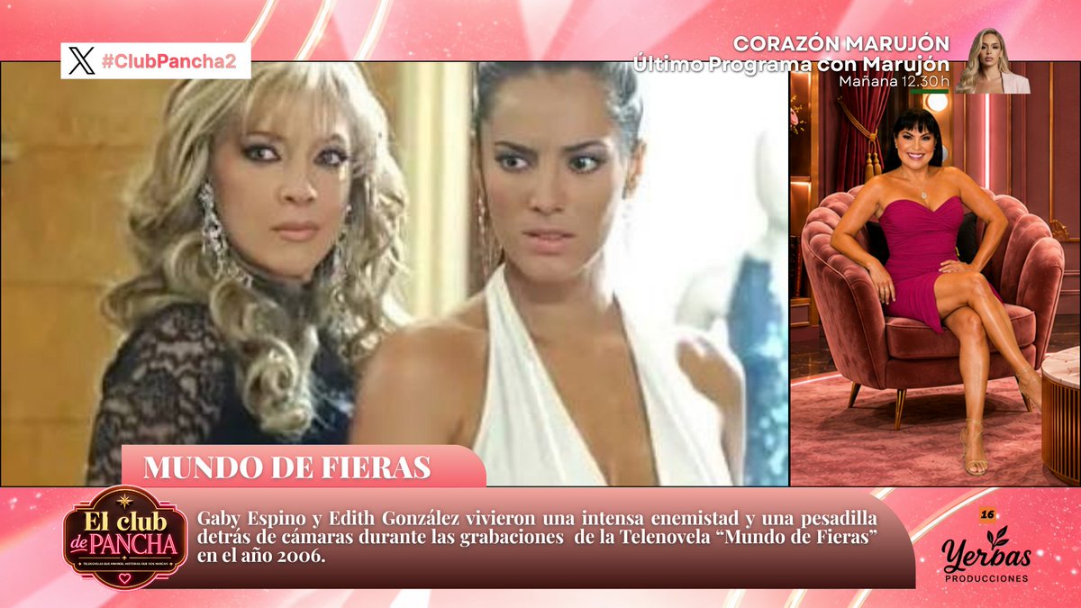 YerbasFictions's tweet photo. 😈#MundoDeFieras

💥Gaby Espino y Edith González vivieron una intensa enemistad y una pesadilla detrás de cámaras durante las grabaciones de la Telenovela “Mundo de Fieras” en el año 2006.

💋#ClubPancha2 https://t.co/ZTAIO0NlT8