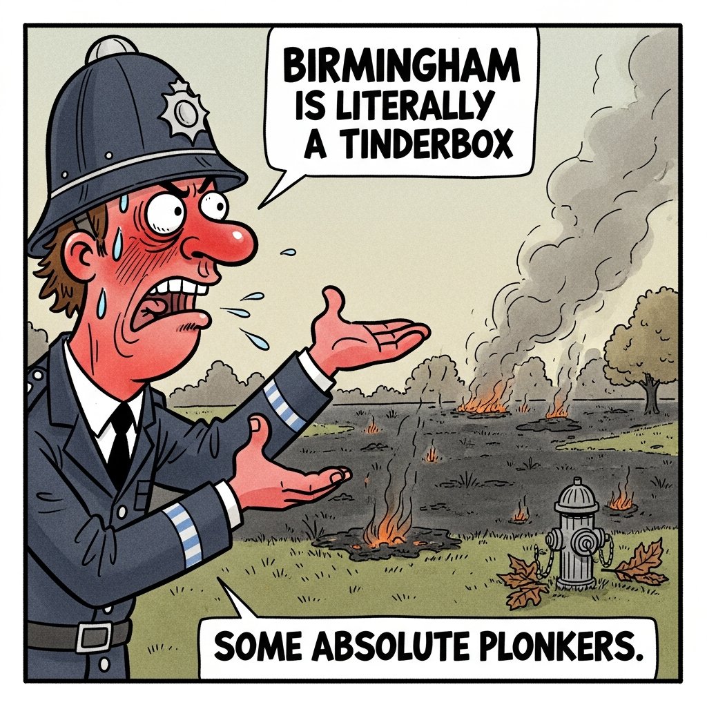 Inside_Brum's tweet photo. 🚨 BREAKING: Firefighters tackle huge Birmingham park blaze as smoke billows over gardens
Absolute chaos in the park today. Fire crews are battling a massive blaze that's sent smoke pouring over local gardens. Avoid the area and stay safe.
#Birmingham #Fire #Brum https://t.co/bb08bpRgSU