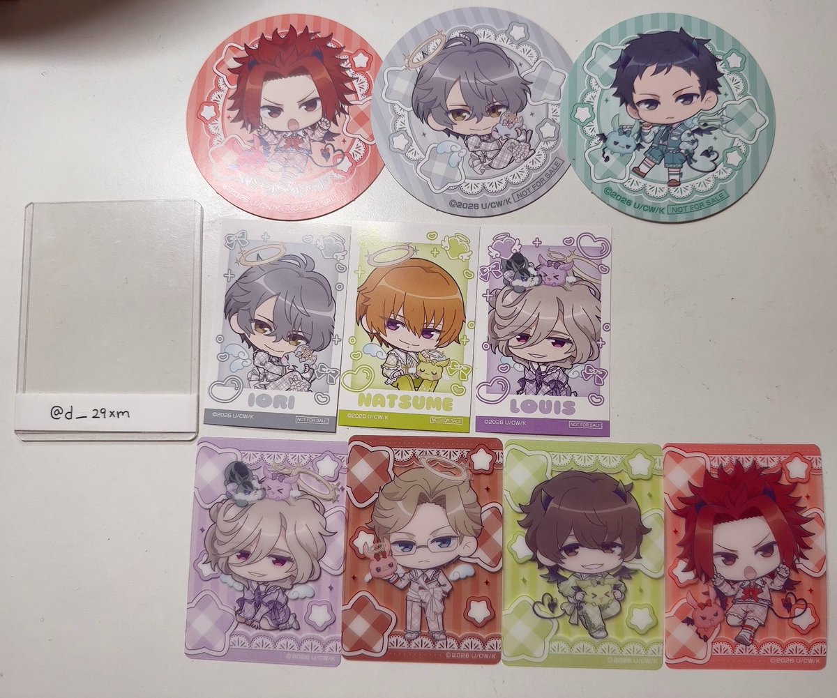 d_29xm's tweet photo. 【譲渡交換】
BROTHERS CONFLICT ブラコン コラボカフェ キャラウムカフェ 特典 クリアカード コースター

譲 )画像の物
求 )同種 風斗

本日12日12時30分〜17時頃池袋手渡し又は郵送でのお取引になります。 https://t.co/tCJJ0Omz4z