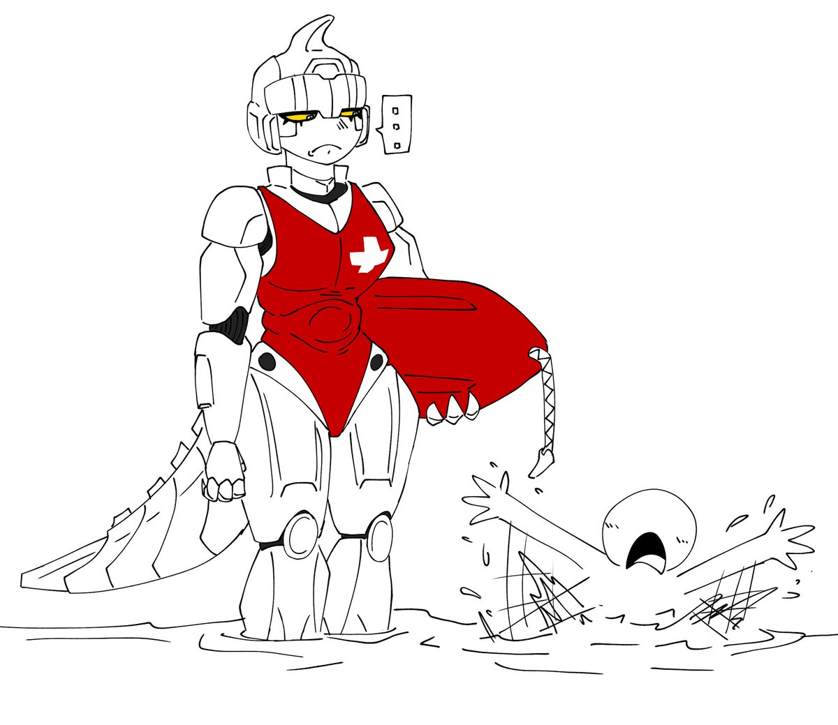 kaproc_01's tweet photo. "HEEELP ! HELP ME !!! I CAN'T SWIIM!!! HEEEEELP!!!" https://t.co/YAtLJ0ciTn