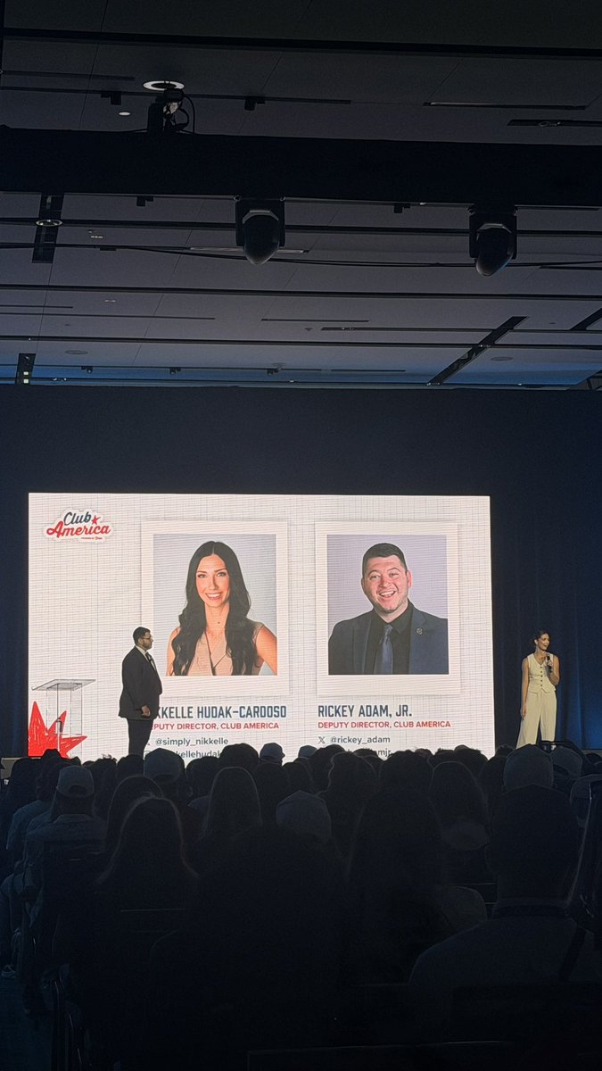 NikkelleHudak's tweet photo. @TPUSA’s CHAPTER LEADERSHIP SUMMIT 2026 🇺🇸

Honored to stand before thousands of the most driven young leaders in America &amp; share how to build unstoppable chapters at every high school. This generation isn’t just showing up, they are taking over!🔥💪 

For CK 🇺🇸 https://t.co/xk44bCRLBQ