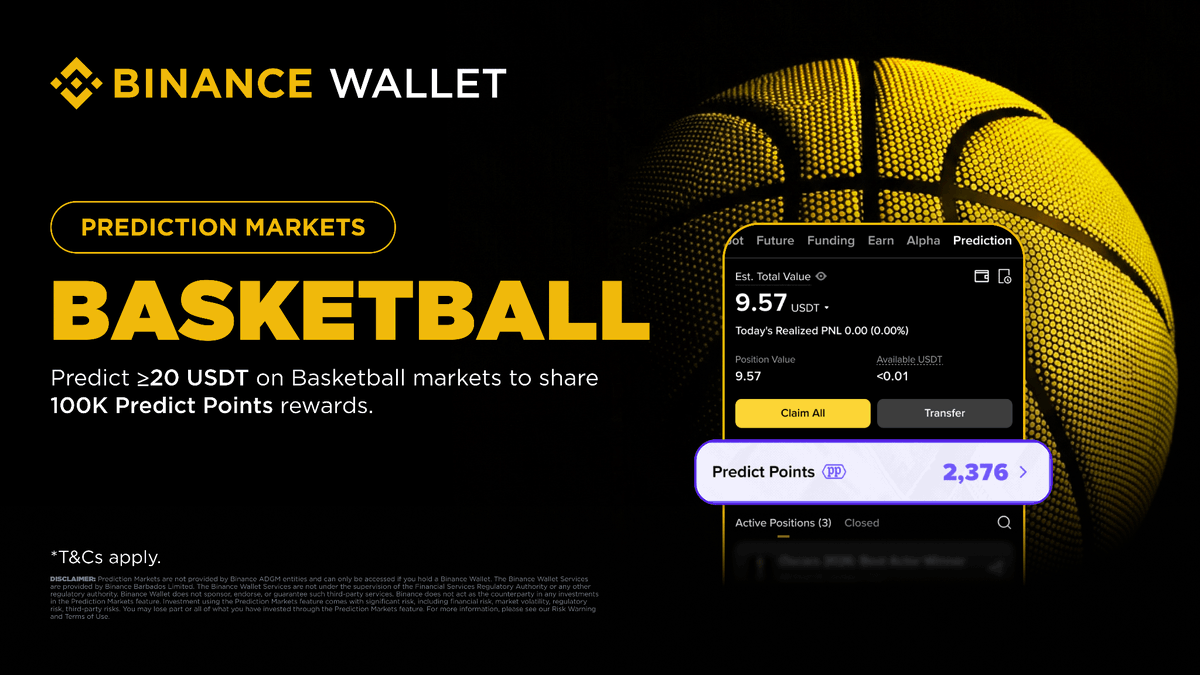 refintheworld's tweet photo. PF 这个项目，我建议大家真的要重视。
Binance 不是随便给入口的。https://t.co/GbU0yR5FFL 现在已经接进 Binance Wallet / App，围绕 Prediction Markets、Predict Points、世界杯盘、篮球活动这些入口，币安侧也持续在 App / Wallet 层做版本和活动升级。
这不是普通小毛，是一个值得系统化参与的大毛。
我自己现在不是纯手点，而是用 Codex 配合做了几套策略：
PF / PM 比分价差
世界杯比分盘 150 股主策略
PF 奖励深度轮换器
其中我觉得最有意思的是“PF奖励深度轮换器”。
简单说，不是盯着一个盘口死刷，也不是哪里有奖励就冲哪里，而是把多个奖励盘口放进一个池子里，看深度、盘口厚度、成交可能性、奖励权重、仓位占用、滑点风险，然后轮换做市。
它的核心不是预测谁赢，而是判断：
哪个盘口现在更值得占深度？
哪个盘口奖励效率高但风险可控？
哪个盘口该撤，哪个盘口该补？
什么时候用小仓占位，什么时候加深度？
这些东西人工看很累，但 Codex 很适合干这个。
我现在的流程是：
策略先写成 md，Codex 帮我拆逻辑、改脚本、接日志、接 Telegram、做复盘，再根据实盘反馈继续改策略。
这类机会，手动能吃一点，系统化才能吃完整。
入口放这里，自己研究：
https://t.co/EcFMt8clvz