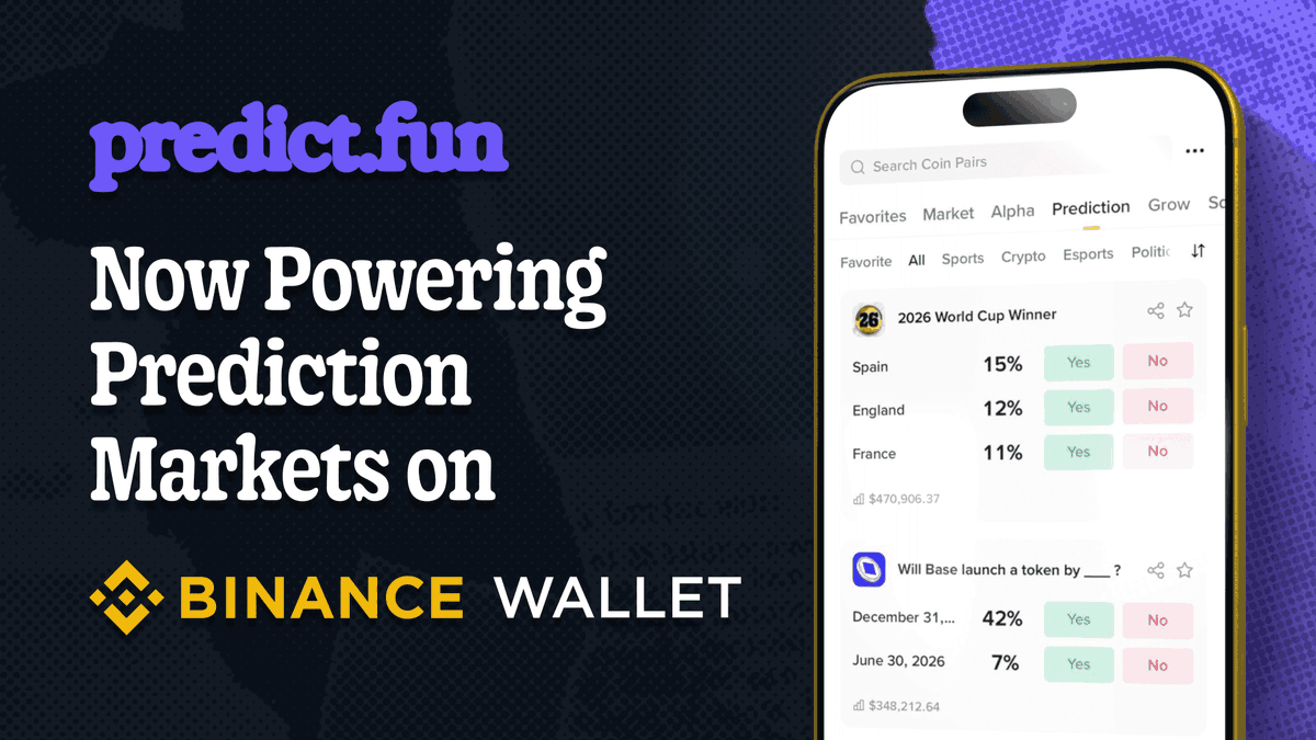 refintheworld's tweet photo. PF 这个项目，我建议大家真的要重视。
Binance 不是随便给入口的。https://t.co/GbU0yR5FFL 现在已经接进 Binance Wallet / App，围绕 Prediction Markets、Predict Points、世界杯盘、篮球活动这些入口，币安侧也持续在 App / Wallet 层做版本和活动升级。
这不是普通小毛，是一个值得系统化参与的大毛。
我自己现在不是纯手点，而是用 Codex 配合做了几套策略：
PF / PM 比分价差
世界杯比分盘 150 股主策略
PF 奖励深度轮换器
其中我觉得最有意思的是“PF奖励深度轮换器”。
简单说，不是盯着一个盘口死刷，也不是哪里有奖励就冲哪里，而是把多个奖励盘口放进一个池子里，看深度、盘口厚度、成交可能性、奖励权重、仓位占用、滑点风险，然后轮换做市。
它的核心不是预测谁赢，而是判断：
哪个盘口现在更值得占深度？
哪个盘口奖励效率高但风险可控？
哪个盘口该撤，哪个盘口该补？
什么时候用小仓占位，什么时候加深度？
这些东西人工看很累，但 Codex 很适合干这个。
我现在的流程是：
策略先写成 md，Codex 帮我拆逻辑、改脚本、接日志、接 Telegram、做复盘，再根据实盘反馈继续改策略。
这类机会，手动能吃一点，系统化才能吃完整。
入口放这里，自己研究：
https://t.co/EcFMt8clvz