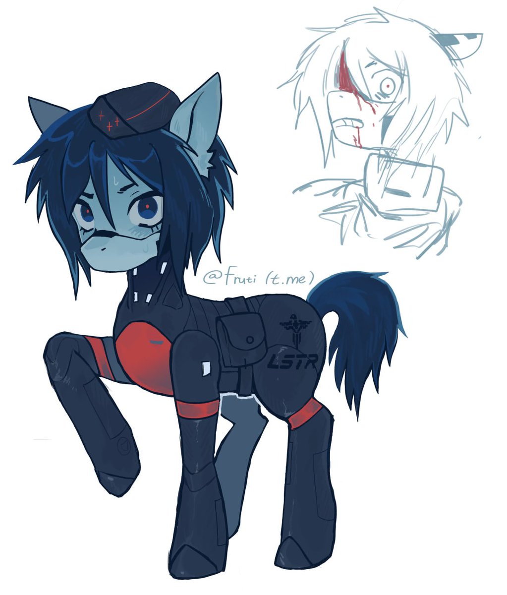 skisha999e's tweet photo. #signalis #elster #pony https://t.co/BA0B81t026