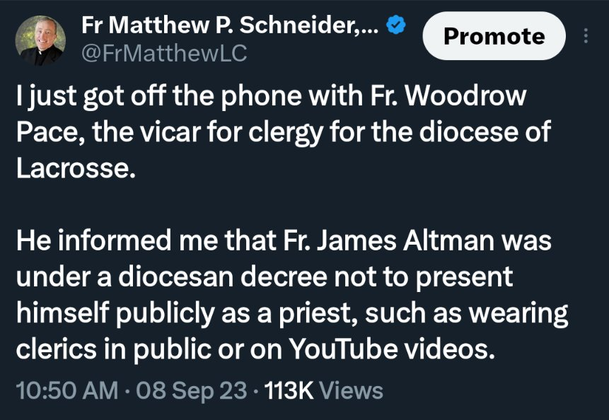 Fr Matthew P. Schneider, LC🇻🇦 tweet media