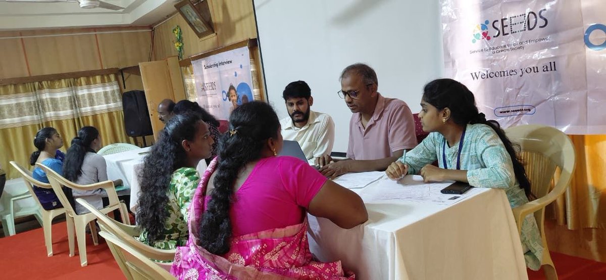 SEEEDSorg's tweet photo. The second phase interview for the SEEEDS Scholarship 2026 for higher education were held in Chennai today.  

Donate Now: https://t.co/7s6s79qu0q

#SEEEDS #FacetoFaceInterview #Chennai #Scholarship #Event #Success #bethechange #Achievement #SocialAwareness #donation #charity https://t.co/H00XLh2ci9