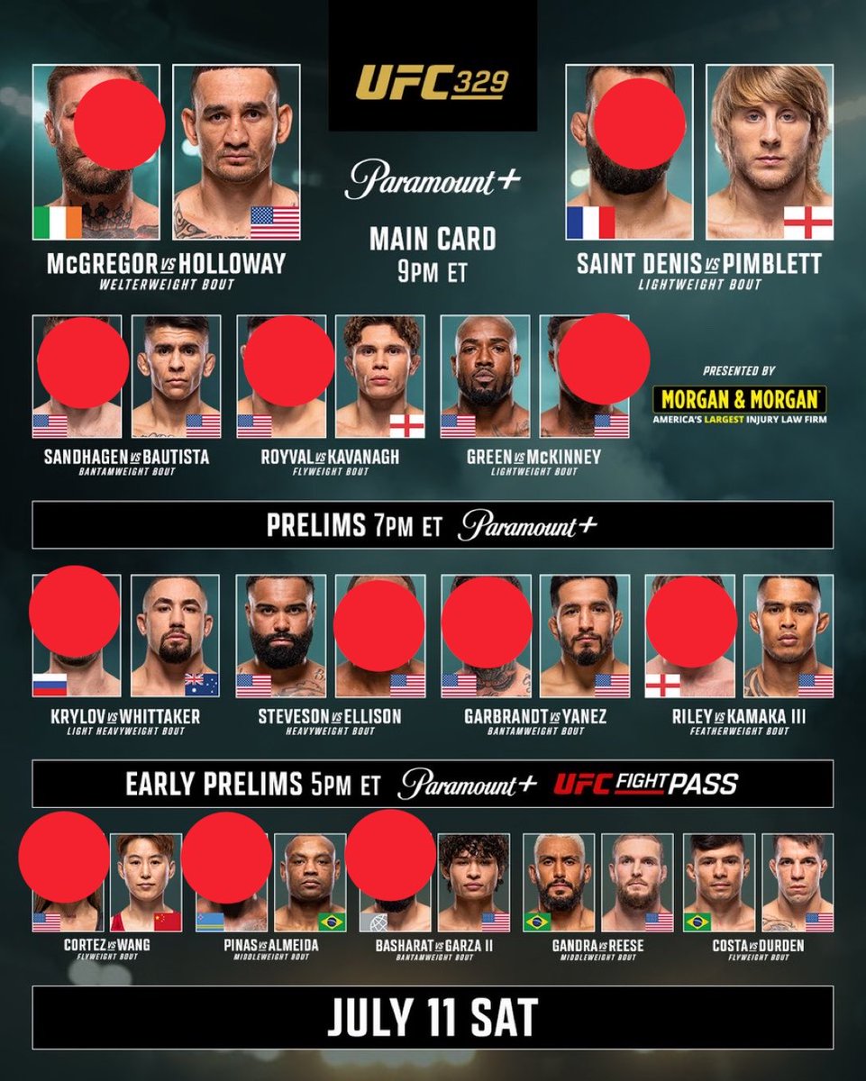 rodalmighty's tweet photo. my picks #ufc329 https://t.co/5akbm6UWbt